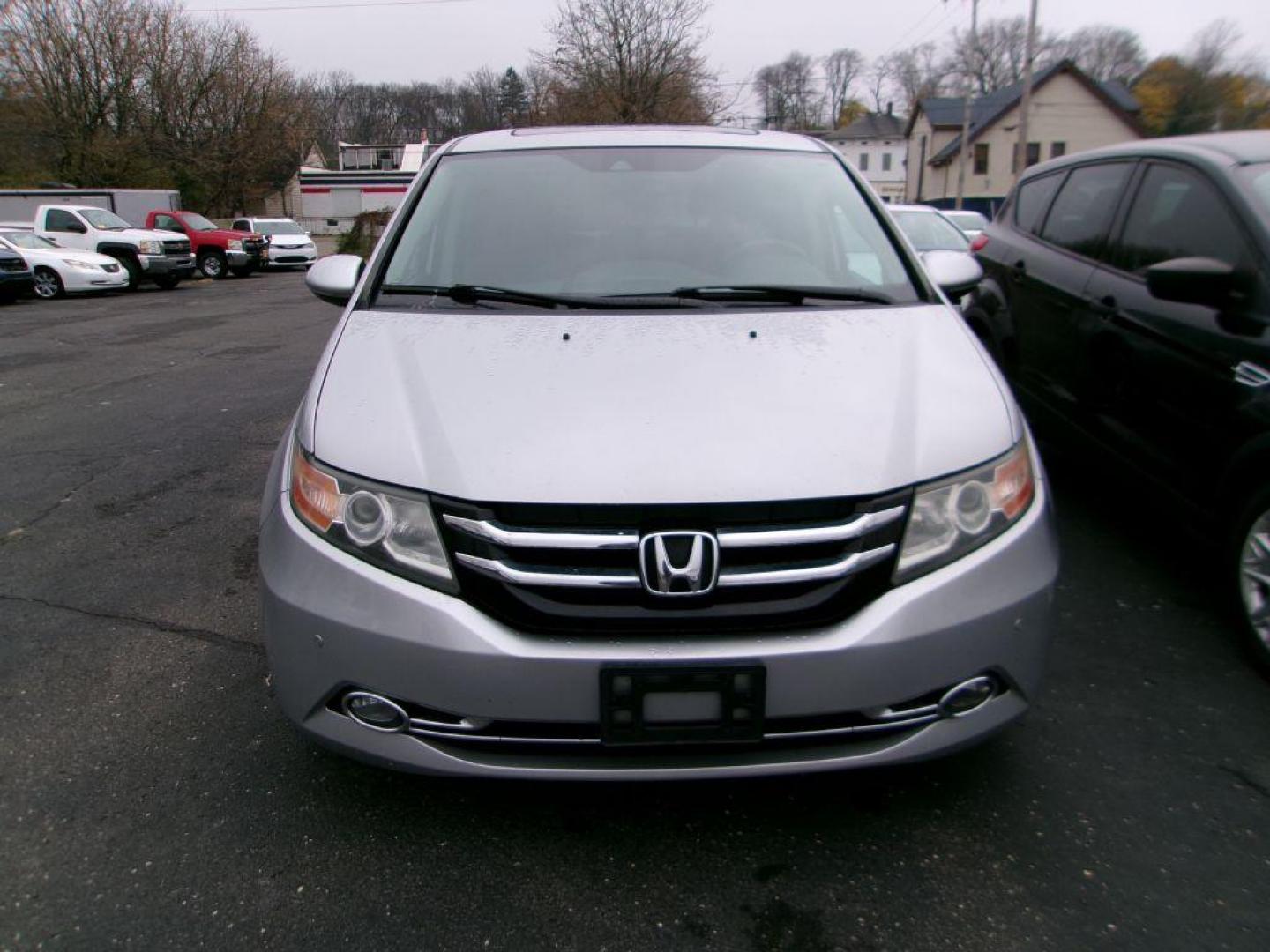 2015 SILVER HONDA ODYSSEY TOURING (5FNRL5H96FB) with an 3.5L engine, Automatic transmission, located at 501 E. Columbia St., Springfield, OH, 45503, (800) 262-7122, 39.925262, -83.801796 - ***Clean Carfax***New Front Brake Pads and Rotors***Touring Elite***New Timing***New Air Filter and Cabin Air Filter***Detailed and Ready To Go*** Jay North Auto has offered hand picked vehicles since 1965! Our customer's enjoy a NO pressure buying experience with a small town feel. We are a - Photo#1