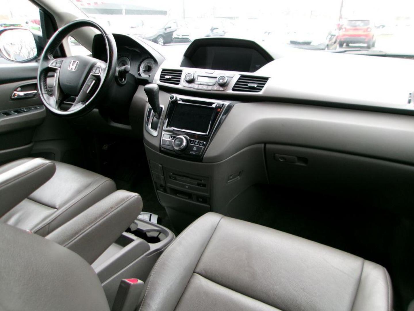 2015 SILVER HONDA ODYSSEY TOURING (5FNRL5H96FB) with an 3.5L engine, Automatic transmission, located at 501 E. Columbia St., Springfield, OH, 45503, (800) 262-7122, 39.925262, -83.801796 - ***Clean Carfax***New Front Brake Pads and Rotors***Touring Elite***New Timing***New Air Filter and Cabin Air Filter***Detailed and Ready To Go*** Jay North Auto has offered hand picked vehicles since 1965! Our customer's enjoy a NO pressure buying experience with a small town feel. We are a - Photo#18