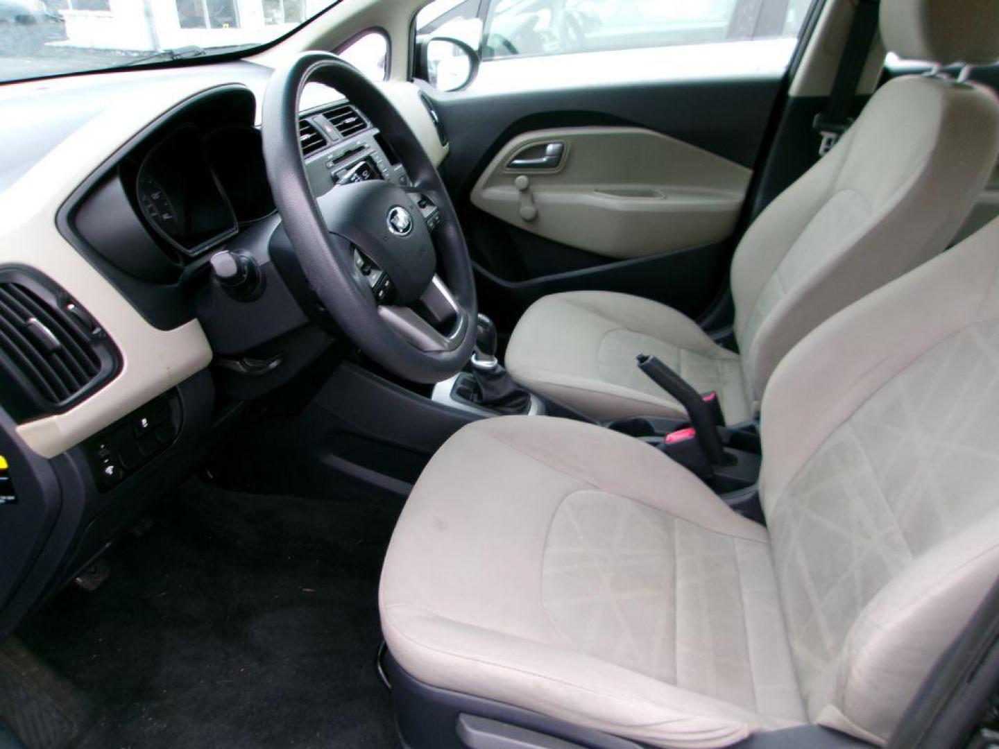 2014 BLACK KIA RIO LX (KNADM4A38E6) with an 1.6L engine, 6-Speed Manual transmission, located at 501 E. Columbia St., Springfield, OH, 45503, (800) 262-7122, 39.925262, -83.801796 - ***New Front Brakes***New Air Filter and Cabin Filter***New Spark Plugs***New Wiper Blades***LX***Manuel***Detailed and Ready To Go*** Jay North Auto has offered hand picked vehicles since 1965! Our customer's enjoy a NO pressure buying experience with a small town feel. We are a preferred de - Photo#7