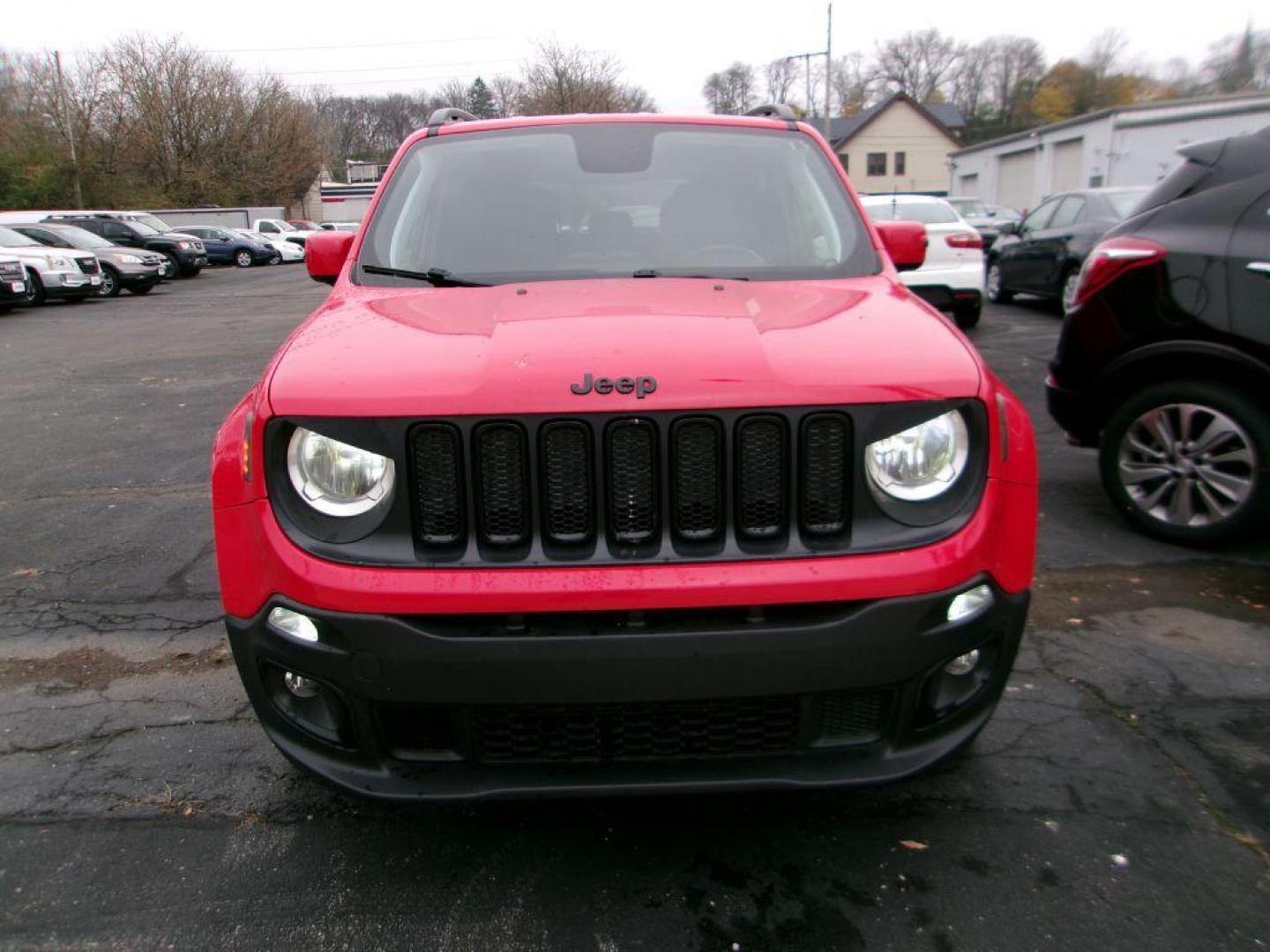 2018 RED JEEP RENEGADE ALTITUDE (ZACCJBBBXJP) with an 2.4L engine, Automatic transmission, located at 501 E. Columbia St., Springfield, OH, 45503, (800) 262-7122, 39.925262, -83.801796 - ***Altitude***4WD***New Front Brake Pads and Rotors***New Spark Pads***Remote Start***Heated Seats***Apple and Android Carplay***Detailed and Ready To Go*** Jay North Auto has offered hand picked vehicles since 1965! Our customer's enjoy a NO pressure buying experience with a small town feel. - Photo#1