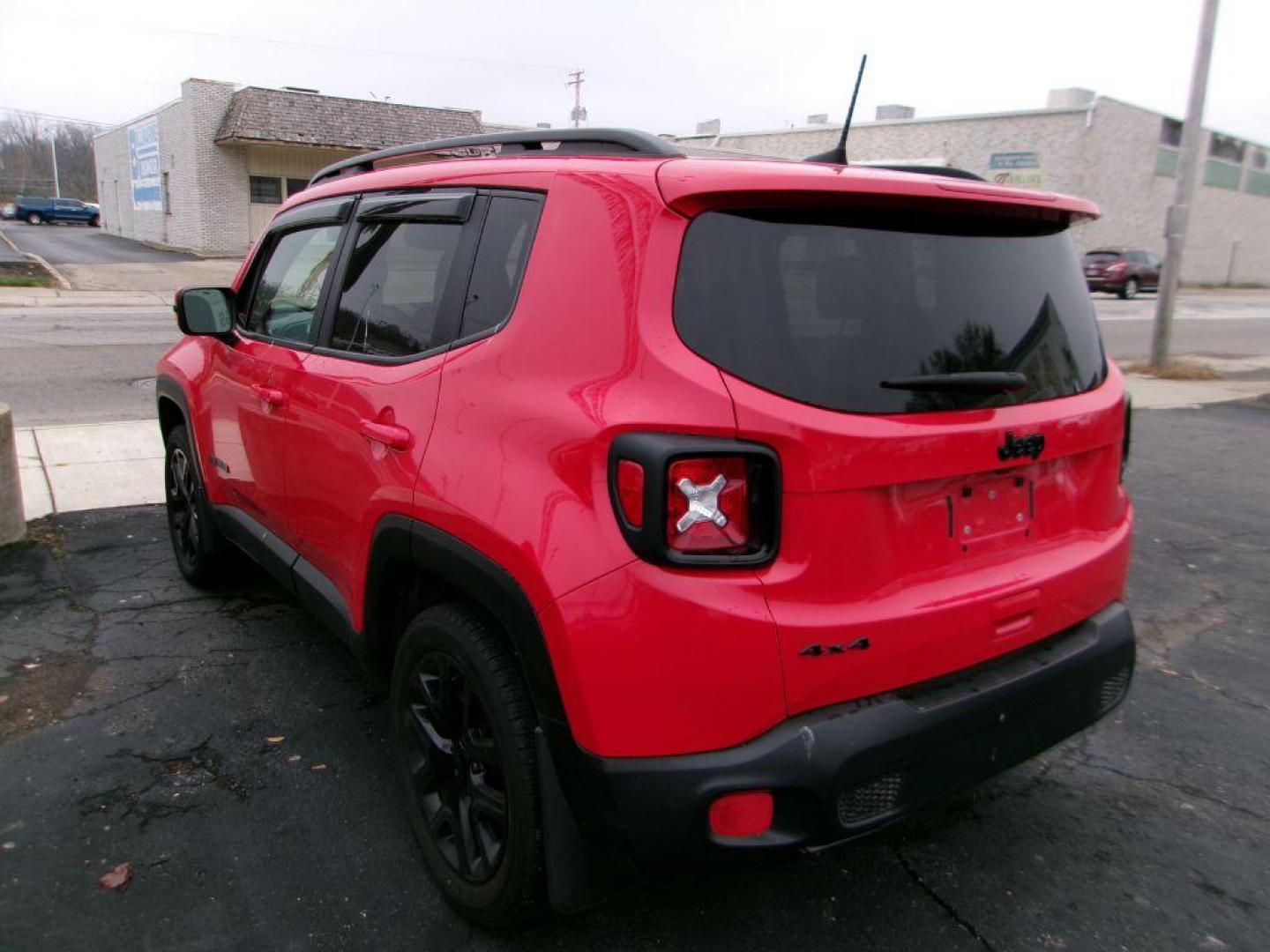 2018 RED JEEP RENEGADE ALTITUDE (ZACCJBBBXJP) with an 2.4L engine, Automatic transmission, located at 501 E. Columbia St., Springfield, OH, 45503, (800) 262-7122, 39.925262, -83.801796 - ***Altitude***4WD***New Front Brake Pads and Rotors***New Spark Pads***Remote Start***Heated Seats***Apple and Android Carplay***Detailed and Ready To Go*** Jay North Auto has offered hand picked vehicles since 1965! Our customer's enjoy a NO pressure buying experience with a small town feel. - Photo#5