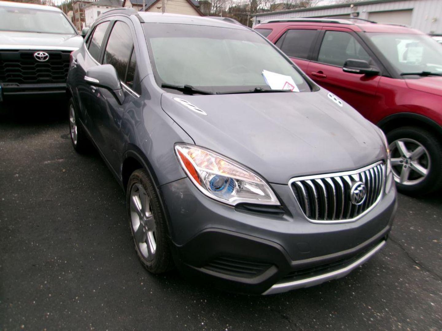 2015 GRAY BUICK ENCORE (KL4CJASB4FB) with an 1.4L engine, Automatic transmission, located at 501 E. Columbia St., Springfield, OH, 45503, (800) 262-7122, 39.925262, -83.801796 - Photo#0