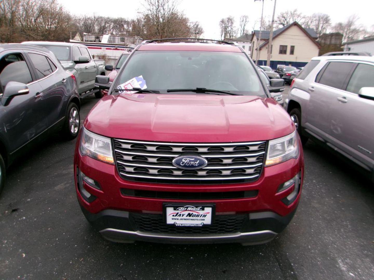 2017 RED FORD EXPLORER XLT (1FM5K8D80HG) with an 3.5L engine, Automatic transmission, located at 501 E. Columbia St., Springfield, OH, 45503, (800) 262-7122, 39.925262, -83.801796 - *** 1 Owner *** Clean CarFax w/ 21 Service Records*** New Tires *** 4wd *** XLT *** Jay North Auto has offered hand picked vehicles since 1965! Our customer's enjoy a NO pressure buying experience with a small town feel. We are a preferred dealer for many local credit unions and lenders. Bad cr - Photo#1