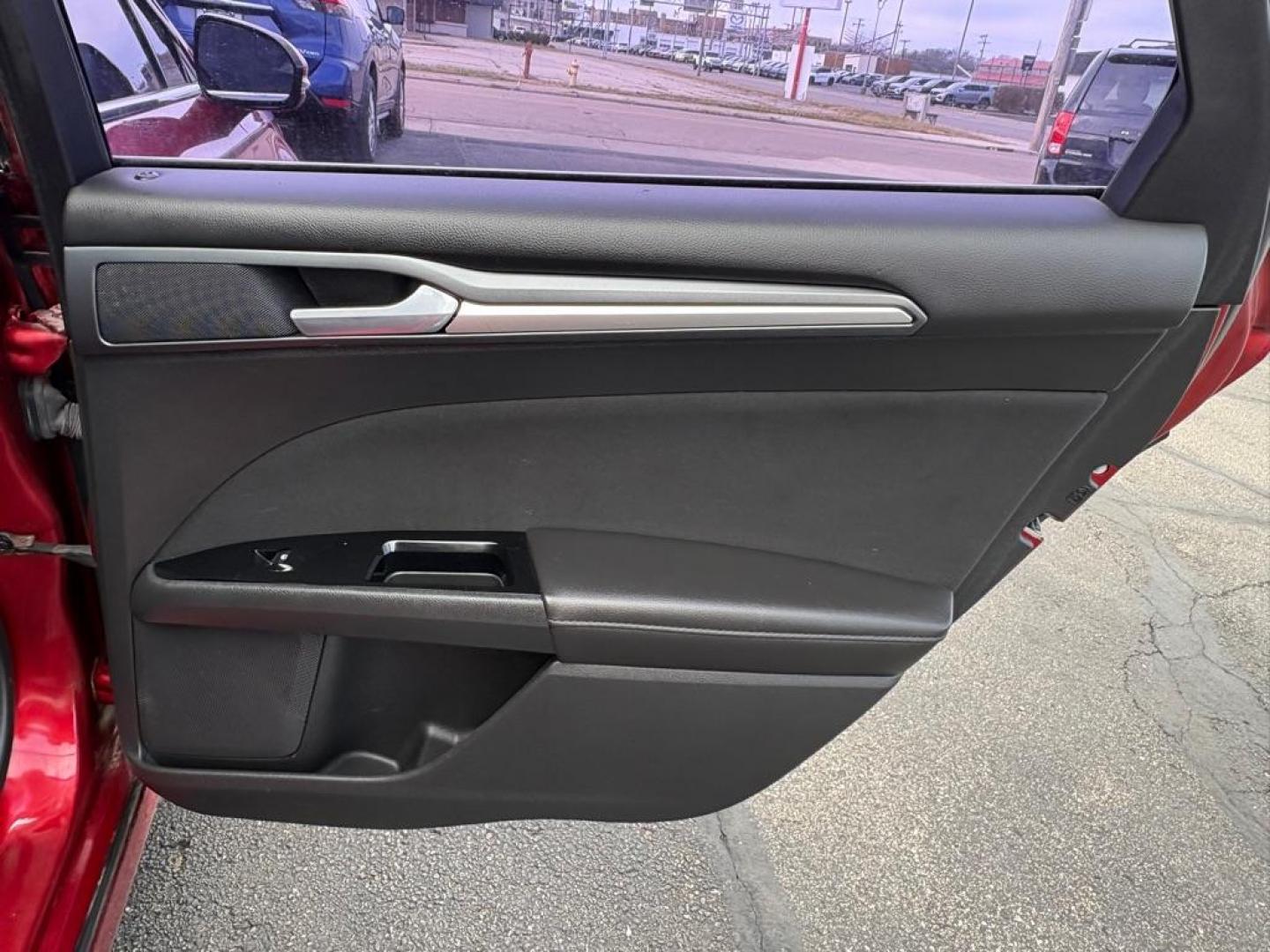 2014 RED FORD FUSION SE (3FA6P0H73ER) with an 2.5L engine, Automatic transmission, located at 501 E. Columbia St., Springfield, OH, 45503, (800) 262-7122, 39.925262, -83.801796 - ***Clean Carfax***New Tires***New Front and Rear Brakes***New Air Filter and Cabin Air Filter***New Spark Plugs***Fresh Oil Change***Detailed and Ready To Go*** Jay North Auto has offered hand picked vehicles since 1965! Our customer's enjoy a NO pressure buying experience with a small town fe - Photo#12