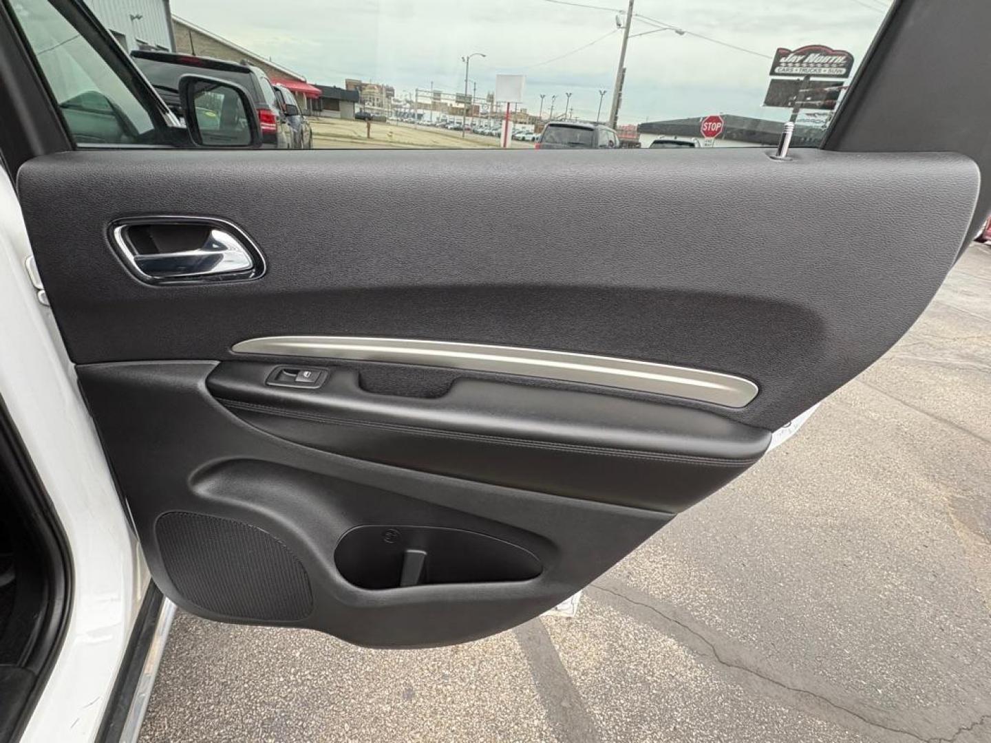 2017 WHITE DODGE DURANGO SXT (1C4RDJAG1HC) with an 3.6L engine, Automatic transmission, located at 501 E. Columbia St., Springfield, OH, 45503, (800) 262-7122, 39.925262, -83.801796 - *** Clean CarFax w/ 18 Service Records *** New Tires *** New Rear Shocks *** New Air and Cabin Filter *** Moonroof *** Tow Package *** Heated Seats and Steering Wheel *** 3rd row seating *** All Wheel Drive *** Park Assist w/ Back Up Camera *** Jay North Auto has offered hand picked vehicles sin - Photo#15