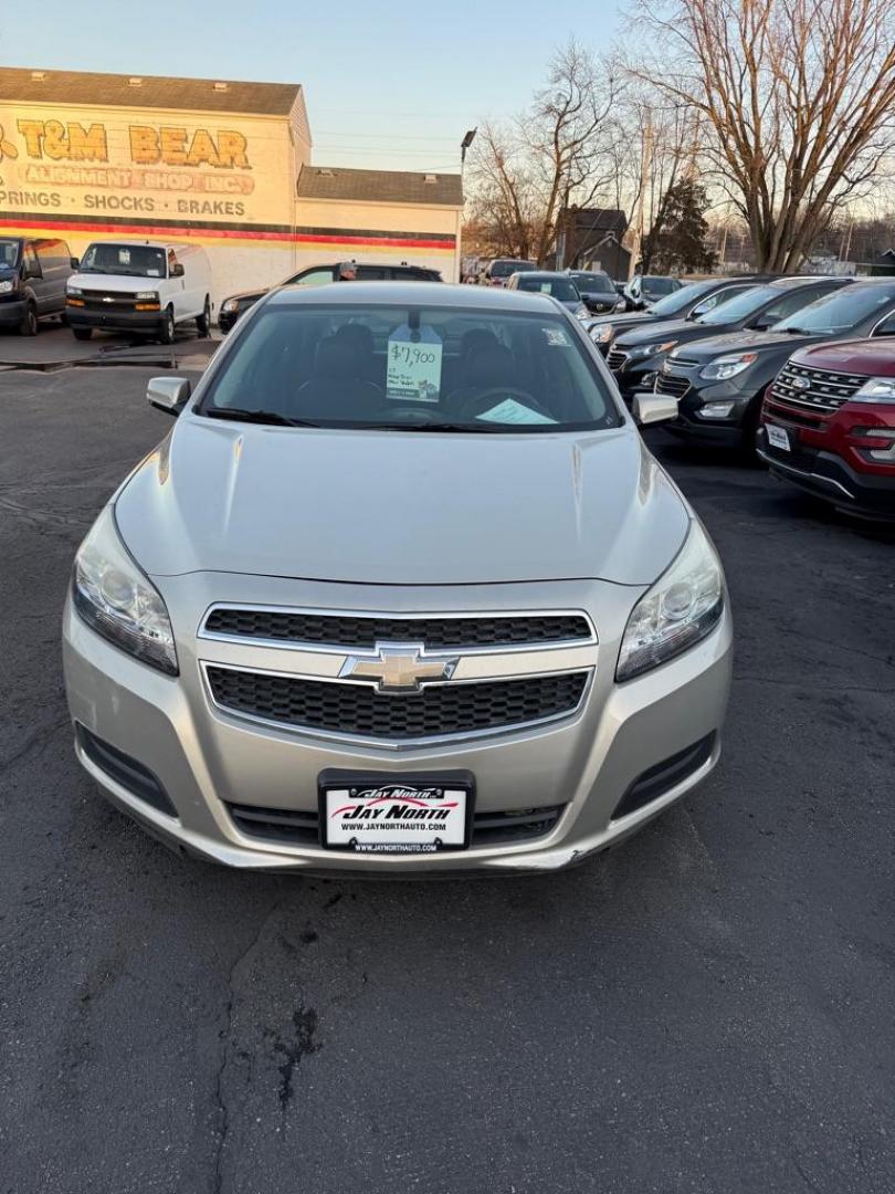 2013 GOLD CHEVROLET MALIBU 1LT (1G11C5SA8DF) with an 2.5L engine, Automatic transmission, located at 501 E. Columbia St., Springfield, OH, 45503, (800) 262-7122, 39.925262, -83.801796 - *** LT *** New Tires *** New Brakes *** New Water pump *** New Control Arms *** Oil and filter *** New Air and Cabin Filter *** Jay North Auto has offered hand picked vehicles since 1965! Our customer's enjoy a NO pressure buying experience with a small town feel. We are a preferred dealer for - Photo#1