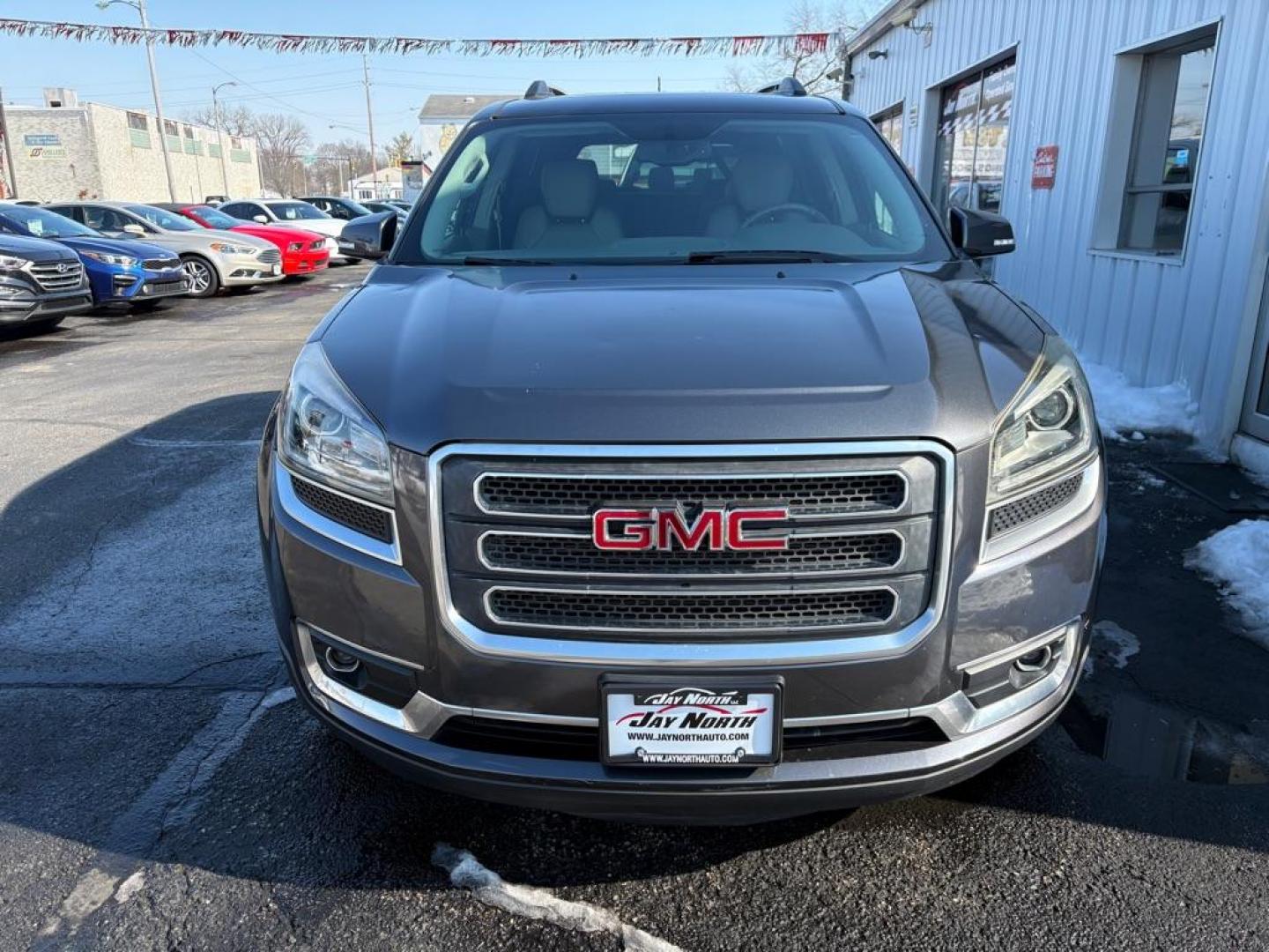 2014 GRAY GMC ACADIA SLT-1 (1GKKVRKD9EJ) with an 3.6L engine, Automatic transmission, located at 501 E. Columbia St., Springfield, OH, 45503, (800) 262-7122, 39.925262, -83.801796 - ***SLT-1***AWD***Low Miles Only 63K***Heated Leather Seats***Dual MoonRoof***New Air Filter and Cabin Air Filter***New Wiper Blades***New Tires***New Front Struts***Fresh Oil Change*** Jay North Auto has offered hand picked vehicles since 1965! Our customer's enjoy a NO pressure buying experien - Photo#6
