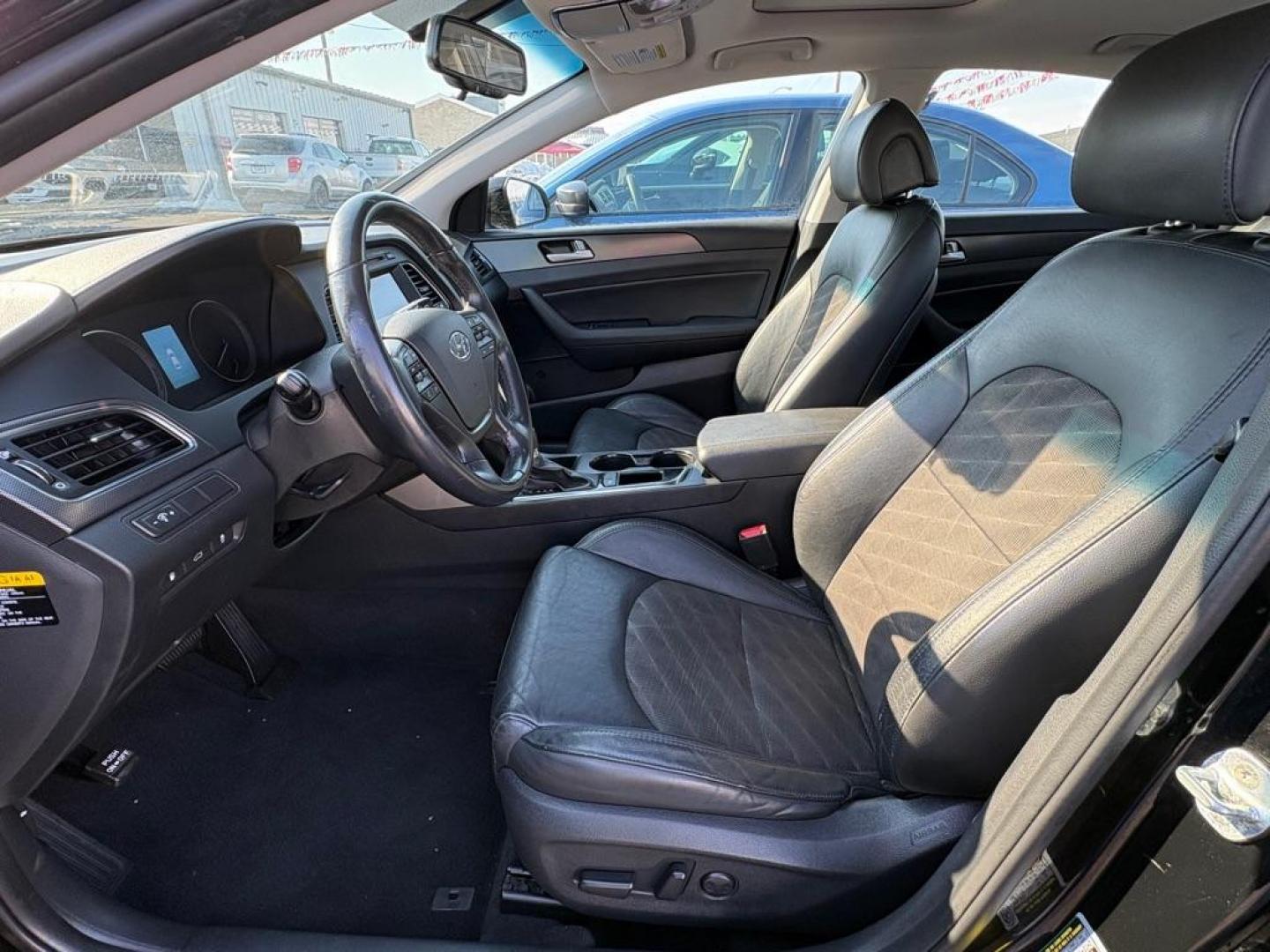 2017 BLACK HYUNDAI SONATA SPORT (5NPE34AF8HH) with an 2.4L engine, Automatic transmission, located at 501 E. Columbia St., Springfield, OH, 45503, (800) 262-7122, 39.925262, -83.801796 - ***Clean Carfax***New Tires***All New Brake Pads and Rotors***New Spark Plugs***New Serpentine Belt***Heated Leather Seating***Moonroof***Fresh Oil Change*** Jay North Auto has offered hand picked vehicles since 1965! Our customer's enjoy a NO pressure buying experience with a small town feel. - Photo#8