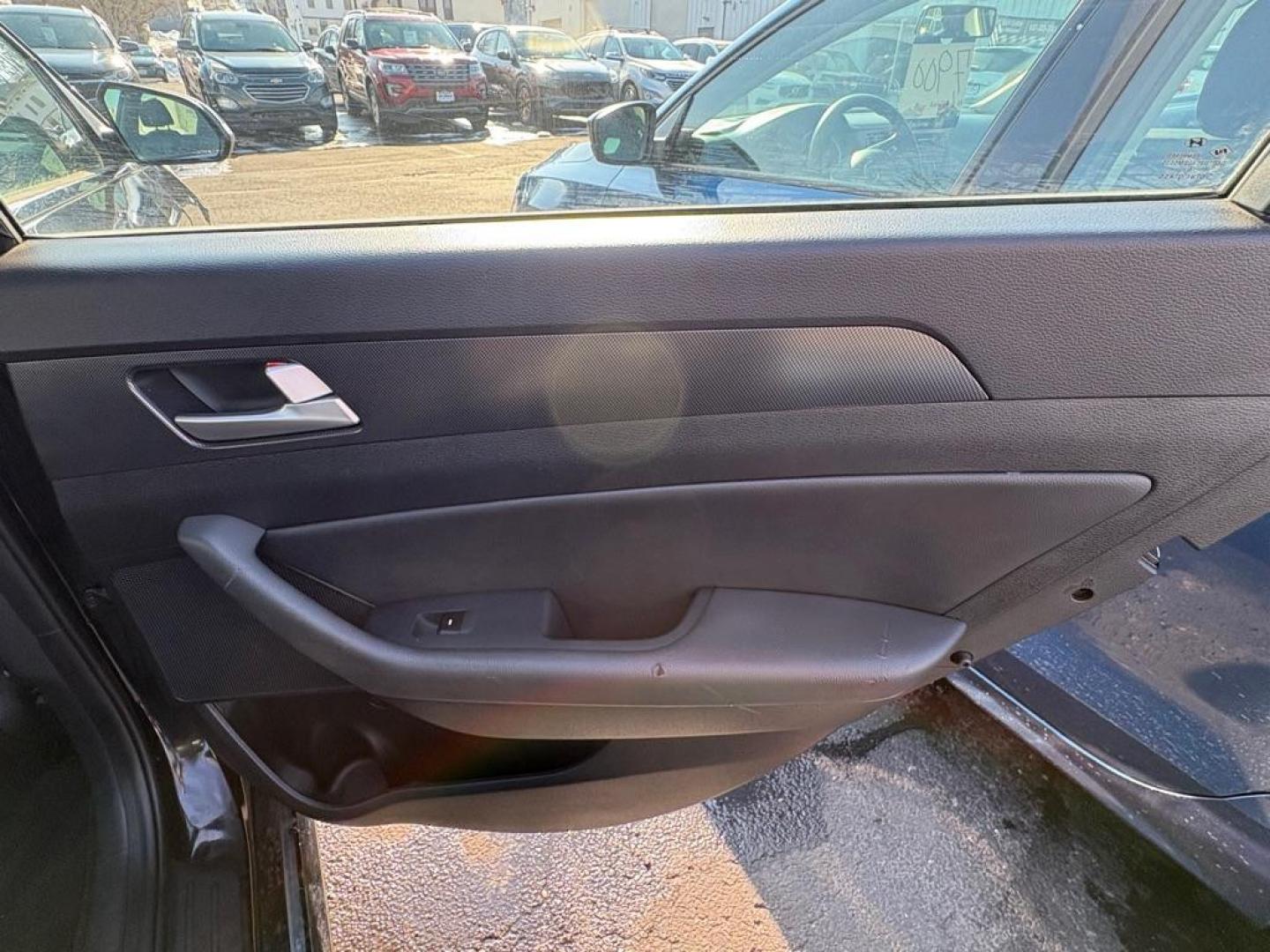 2017 BLACK HYUNDAI SONATA SPORT (5NPE34AF8HH) with an 2.4L engine, Automatic transmission, located at 501 E. Columbia St., Springfield, OH, 45503, (800) 262-7122, 39.925262, -83.801796 - ***Clean Carfax***New Tires***All New Brake Pads and Rotors***New Spark Plugs***New Serpentine Belt***Heated Leather Seating***Moonroof***Fresh Oil Change*** Jay North Auto has offered hand picked vehicles since 1965! Our customer's enjoy a NO pressure buying experience with a small town feel. - Photo#14