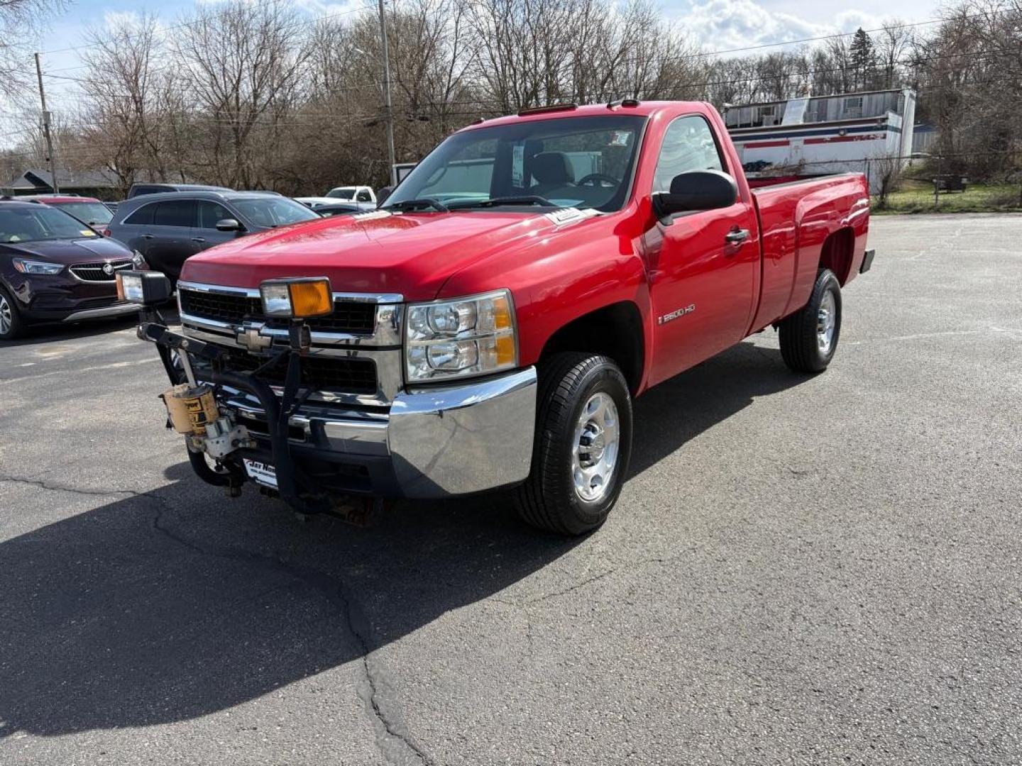 2008 RED CHEVROLET SILVERADO 2500 HEAVY DUTY (1GCHK24K28E) with an 6.0L engine, Automatic transmission, located at 501 E. Columbia St., Springfield, OH, 45503, (800) 262-7122, 39.925262, -83.801796 - ***Price Includes Documentation Fee!***2500HD***4X4***Regular Cab***6.0L V8*** New Air and Cabin Filter *** New Trans cooler line *** Oil and Filter *** 2 Owner w/ Clean CarFax *** Jay North Auto has offered hand picked vehicles since 1965! Our customer's enjoy a NO pressure buying experience w - Photo#6