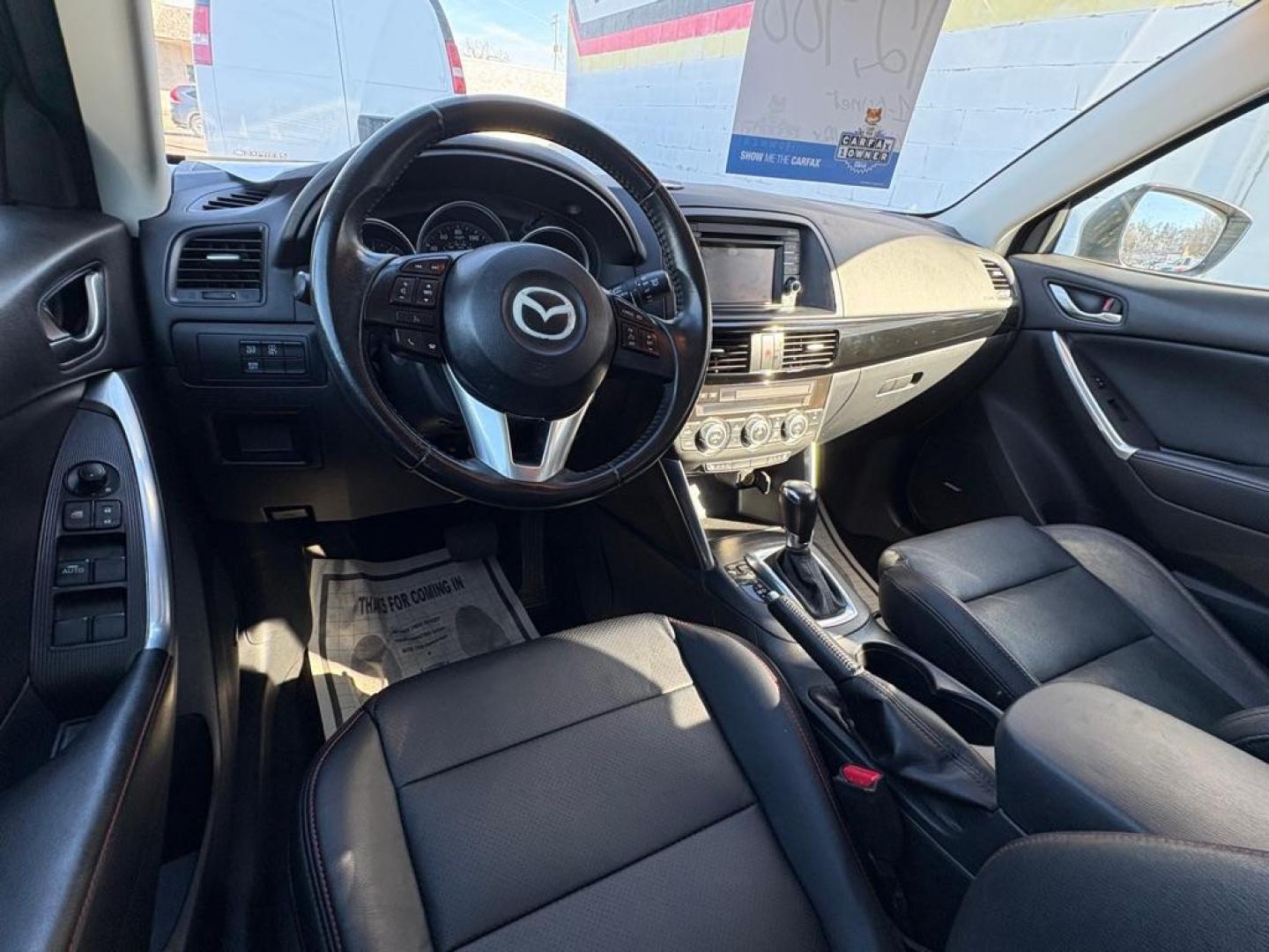 2015 BLACK MAZDA CX-5 GRAND TOURING (JM3KE4DY7F0) with an 2.5L engine, Automatic transmission, located at 501 E. Columbia St., Springfield, OH, 45503, (800) 262-7122, 39.925262, -83.801796 - ***1-Owner***Clean Carfax***Grand Touring***Leather Seating***Sunroof***AWD***Brakes***New Spark Plugs*** Jay North Auto has offered hand picked vehicles since 1965! Our customer's enjoy a NO pressure buying experience with a small town feel. We are a preferred dealer for many local credit un - Photo#9