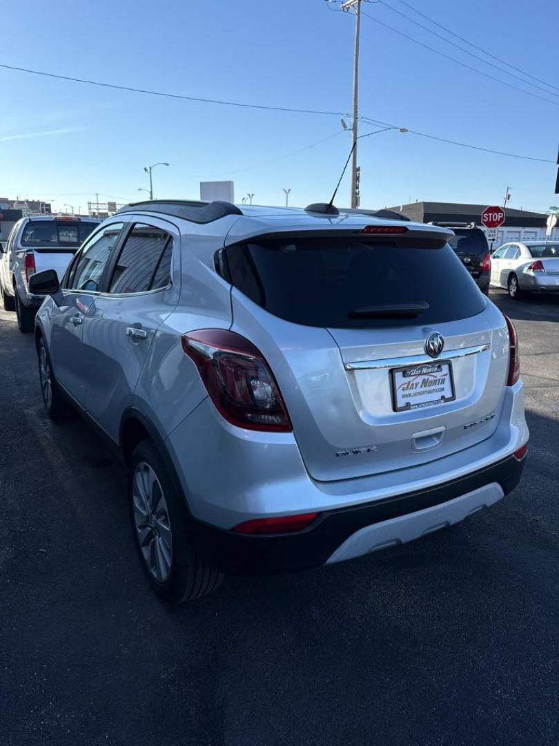 2017 SILVER BUICK ENCORE PREFERRED (KL4CJASB9HB) with an 1.4L engine, Automatic transmission, located at 501 E. Columbia St., Springfield, OH, 45503, (800) 262-7122, 39.925262, -83.801796 - *** New Turbo *** Turbo Lines *** Engine Oil Cooler *** Purge Valve *** New O2 Sensors *** Tune Up *** New Air and Cabin filter *** New Battery *** New Intake Manifold *** New Valve Cover ** New Brakes *** New Tires w/ New TPMS sensors *** New Lugs *** Perfered Package *** FWD *** Clean CarFax *** - Photo#4