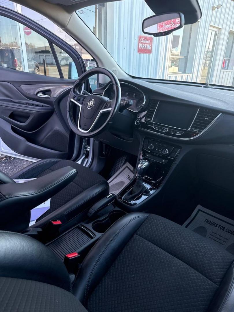 2017 SILVER BUICK ENCORE PREFERRED (KL4CJASB9HB) with an 1.4L engine, Automatic transmission, located at 501 E. Columbia St., Springfield, OH, 45503, (800) 262-7122, 39.925262, -83.801796 - *** New Turbo *** Turbo Lines *** Engine Oil Cooler *** Purge Valve *** New O2 Sensors *** Tune Up *** New Air and Cabin filter *** New Battery *** New Intake Manifold *** New Valve Cover ** New Brakes *** New Tires w/ New TPMS sensors *** New Lugs *** Perfered Package *** FWD *** Clean CarFax *** - Photo#16