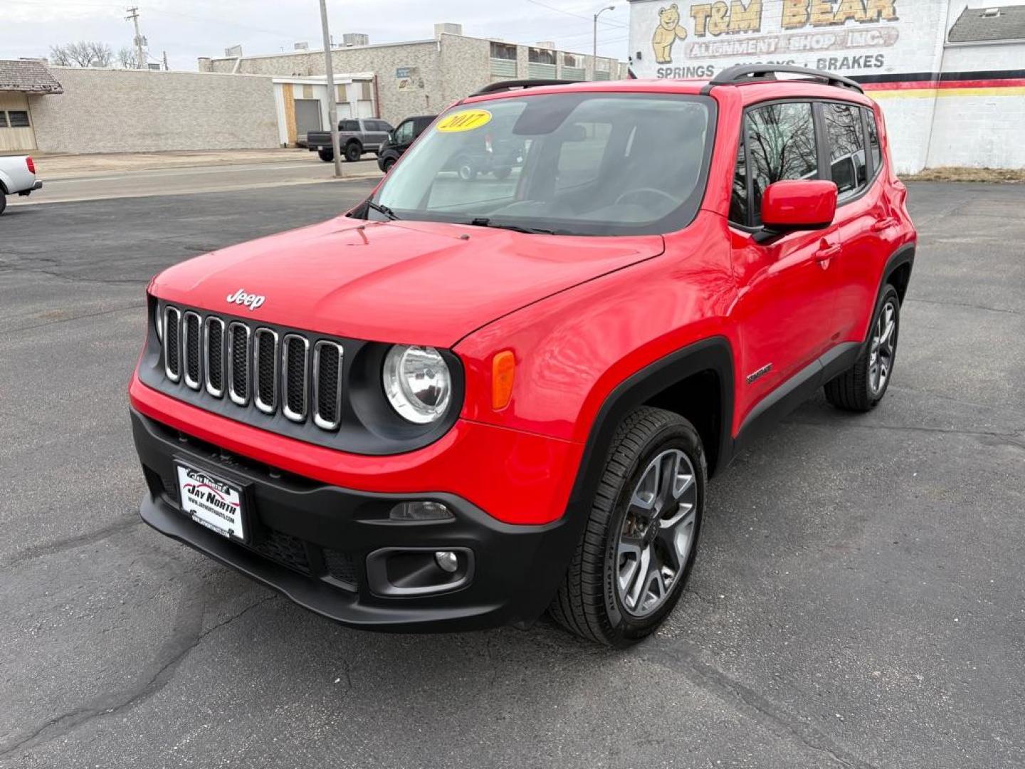 2017 RED JEEP RENEGADE LATITUDE (ZACCJBBB1HP) with an 2.4L engine, Automatic transmission, located at 501 E. Columbia St., Springfield, OH, 45503, (800) 262-7122, 39.925262, -83.801796 - ***1-Owner***Clean Carfax***Latitude***4WD***Heated Seats and Steering Wheel***Remote Start***New Front and Rear Brake Pads and Rotors***New Air Filter and Cabin Air Filter***New Spark Plugs***Fresh Oil Change*** Jay North Auto has offered hand picked vehicles since 1965! Our customer's enjoy a - Photo#5