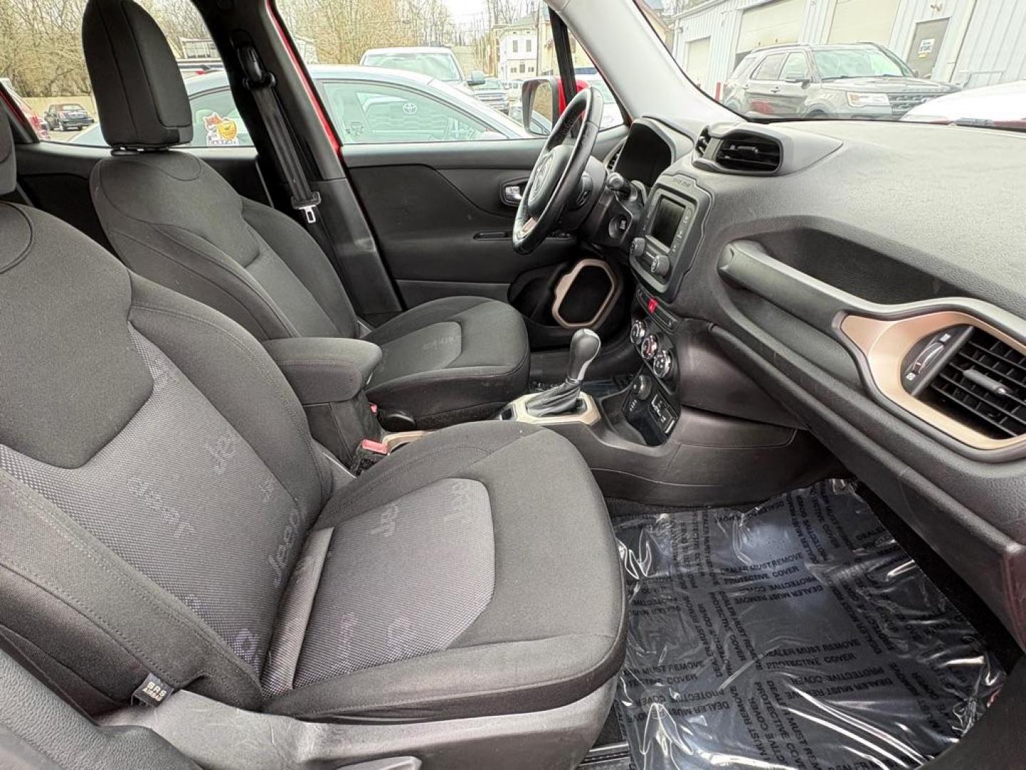 2017 RED JEEP RENEGADE LATITUDE (ZACCJBBB1HP) with an 2.4L engine, Automatic transmission, located at 501 E. Columbia St., Springfield, OH, 45503, (800) 262-7122, 39.925262, -83.801796 - ***1-Owner***Clean Carfax***Latitude***4WD***Heated Seats and Steering Wheel***Remote Start***New Front and Rear Brake Pads and Rotors***New Air Filter and Cabin Air Filter***New Spark Plugs***Fresh Oil Change*** Jay North Auto has offered hand picked vehicles since 1965! Our customer's enjoy a - Photo#16