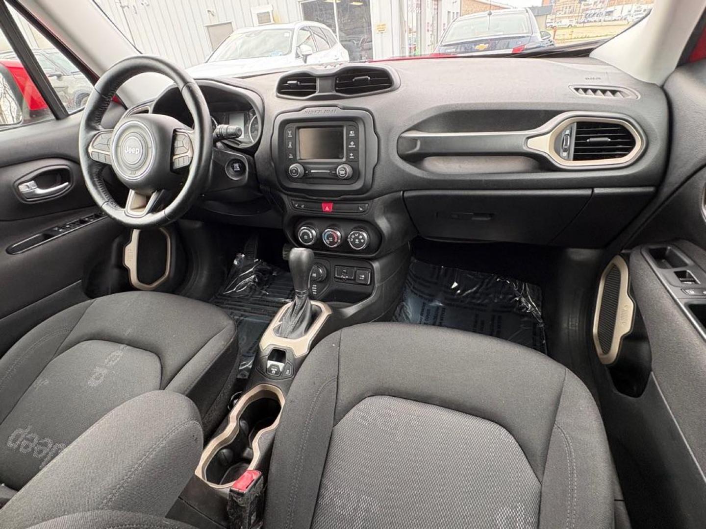 2017 RED JEEP RENEGADE LATITUDE (ZACCJBBB1HP) with an 2.4L engine, Automatic transmission, located at 501 E. Columbia St., Springfield, OH, 45503, (800) 262-7122, 39.925262, -83.801796 - ***1-Owner***Clean Carfax***Latitude***4WD***Heated Seats and Steering Wheel***Remote Start***New Front and Rear Brake Pads and Rotors***New Air Filter and Cabin Air Filter***New Spark Plugs***Fresh Oil Change*** Jay North Auto has offered hand picked vehicles since 1965! Our customer's enjoy a - Photo#17