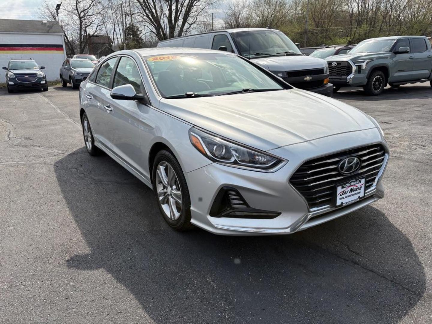 2018 SILVER HYUNDAI SONATA SEL (5NPE34AF6JH) with an 2.4L engine, Automatic transmission, located at 501 E. Columbia St., Springfield, OH, 45503, (800) 262-7122, 39.925262, -83.801796 - ***Price Includes Doc Fee!***SEL***Blind Spot***Heated Seats***Apple Carplay***New Battery***New Front Brake Pads and Rotors***New Spark Plugs***New Wiper Blades***New Air Filter and Cabin Air Filter*** Jay North Auto has offered hand picked vehicles since 1965! Our customer's enjoy a NO pressu - Photo#0