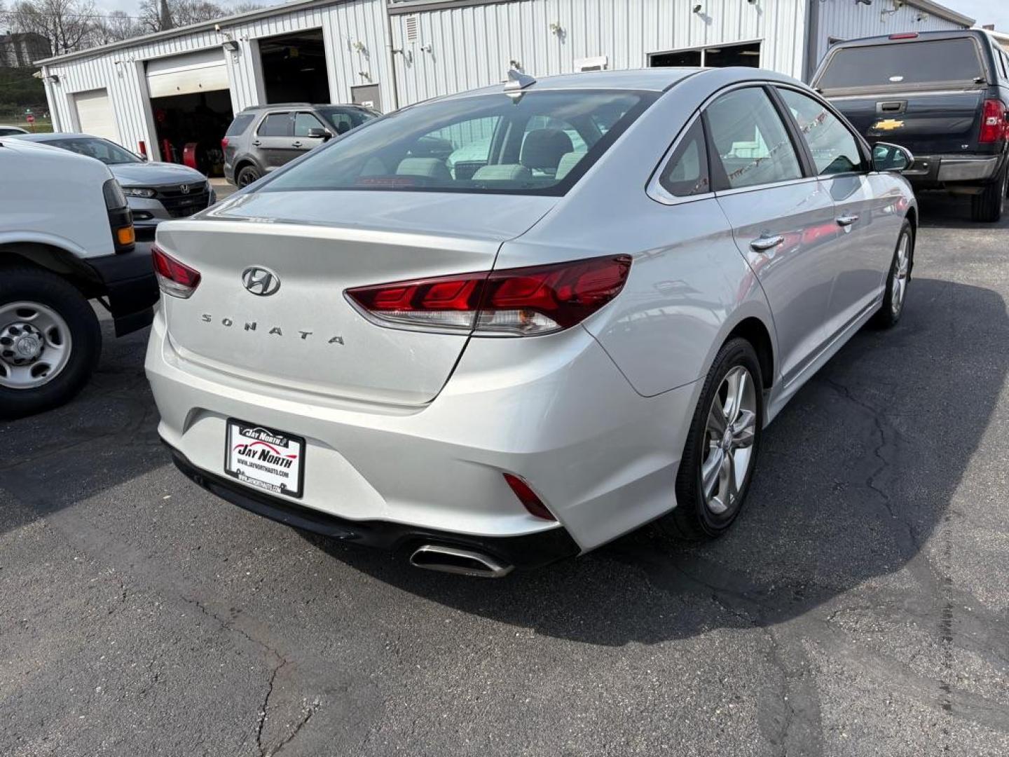 2018 SILVER HYUNDAI SONATA SEL (5NPE34AF6JH) with an 2.4L engine, Automatic transmission, located at 501 E. Columbia St., Springfield, OH, 45503, (800) 262-7122, 39.925262, -83.801796 - ***Price Includes Doc Fee!***SEL***Blind Spot***Heated Seats***Apple Carplay***New Battery***New Front Brake Pads and Rotors***New Spark Plugs***New Wiper Blades***New Air Filter and Cabin Air Filter*** Jay North Auto has offered hand picked vehicles since 1965! Our customer's enjoy a NO pressu - Photo#2