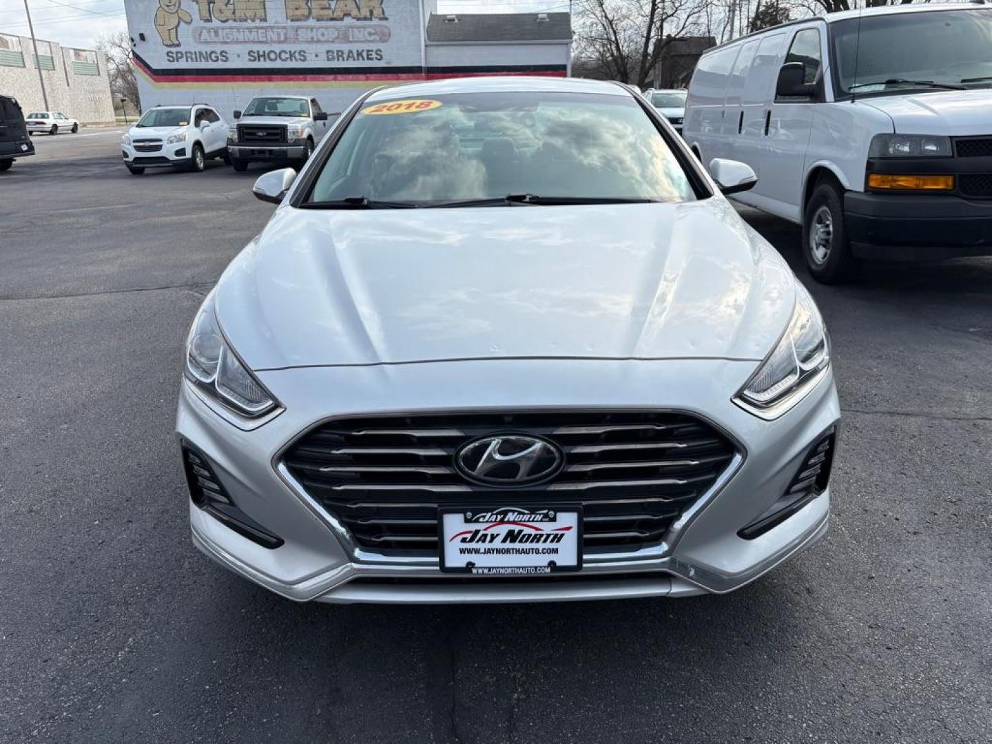 2018 SILVER HYUNDAI SONATA SEL (5NPE34AF6JH) with an 2.4L engine, Automatic transmission, located at 501 E. Columbia St., Springfield, OH, 45503, (800) 262-7122, 39.925262, -83.801796 - ***Price Includes Doc Fee!***SEL***Blind Spot***Heated Seats***Apple Carplay***New Battery***New Front Brake Pads and Rotors***New Spark Plugs***New Wiper Blades***New Air Filter and Cabin Air Filter*** Jay North Auto has offered hand picked vehicles since 1965! Our customer's enjoy a NO pressu - Photo#6