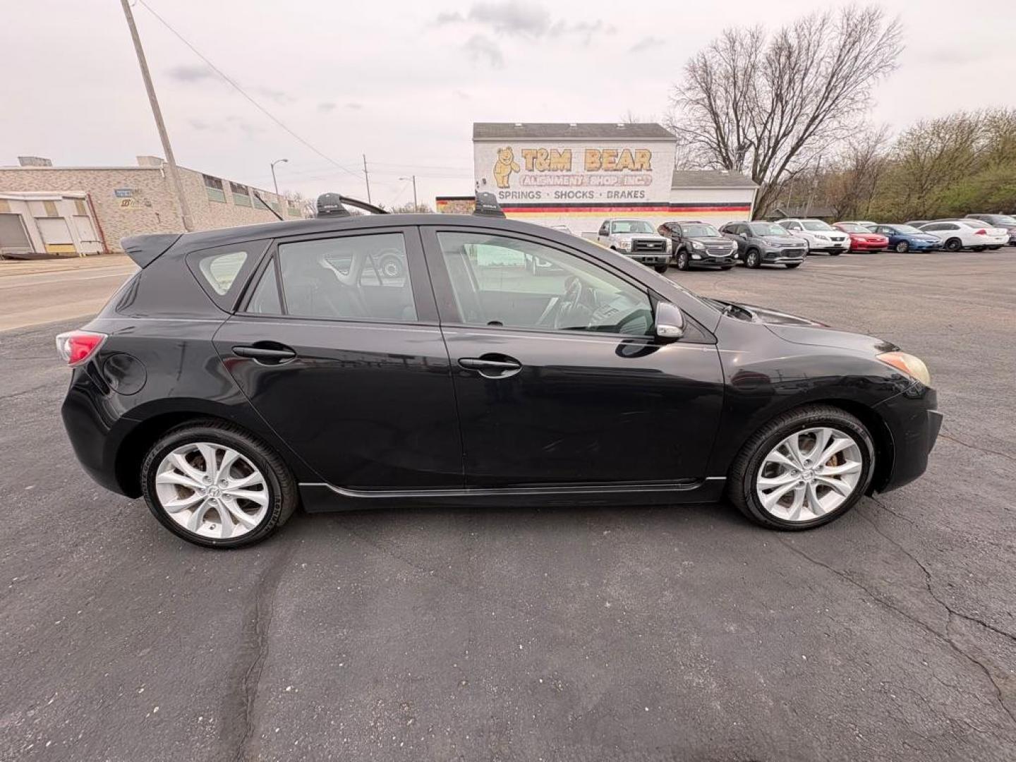 2010 BLACK MAZDA 3 S (JM1BL1H65A1) with an 2.5L engine, Automatic transmission, located at 501 E. Columbia St., Springfield, OH, 45503, (800) 262-7122, 39.925262, -83.801796 - ***Price Includes Documentation Fee!***S***Hatchback***New Front Brake Pads and Rotors***New Tires***New O2 Sensor***New Air Filter and Cabin Air Filter***New Wiper Blades***Fresh Oil Change*** Jay North Auto has offered hand picked vehicles since 1965! Our customer's enjoy a NO pressure buying - Photo#1