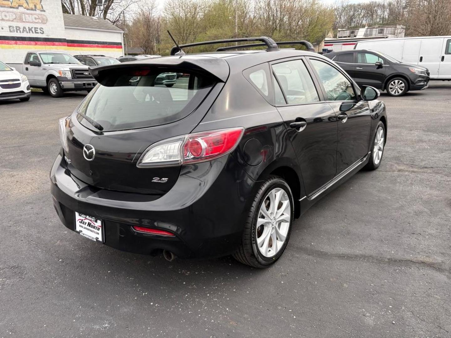 2010 BLACK MAZDA 3 S (JM1BL1H65A1) with an 2.5L engine, Automatic transmission, located at 501 E. Columbia St., Springfield, OH, 45503, (800) 262-7122, 39.925262, -83.801796 - ***Price Includes Documentation Fee!***S***Hatchback***New Front Brake Pads and Rotors***New Tires***New O2 Sensor***New Air Filter and Cabin Air Filter***New Wiper Blades***Fresh Oil Change*** Jay North Auto has offered hand picked vehicles since 1965! Our customer's enjoy a NO pressure buying - Photo#2