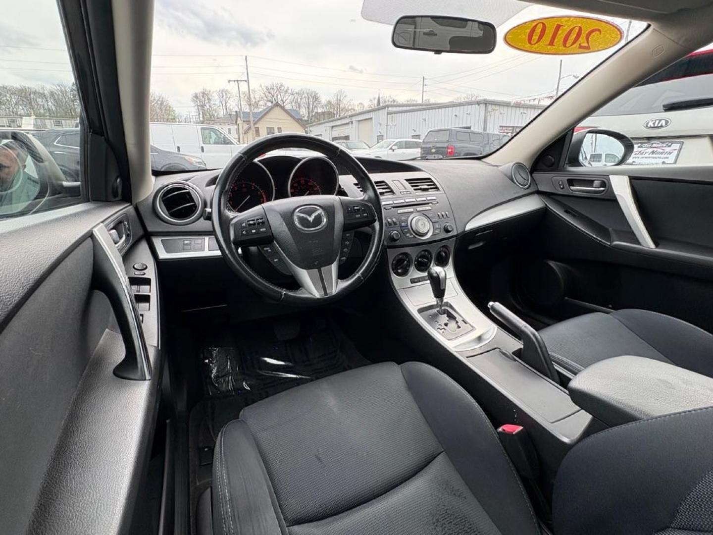 2010 BLACK MAZDA 3 S (JM1BL1H65A1) with an 2.5L engine, Automatic transmission, located at 501 E. Columbia St., Springfield, OH, 45503, (800) 262-7122, 39.925262, -83.801796 - ***Price Includes Documentation Fee!***S***Hatchback***New Front Brake Pads and Rotors***New Tires***New O2 Sensor***New Air Filter and Cabin Air Filter***New Wiper Blades***Fresh Oil Change*** Jay North Auto has offered hand picked vehicles since 1965! Our customer's enjoy a NO pressure buying - Photo#9