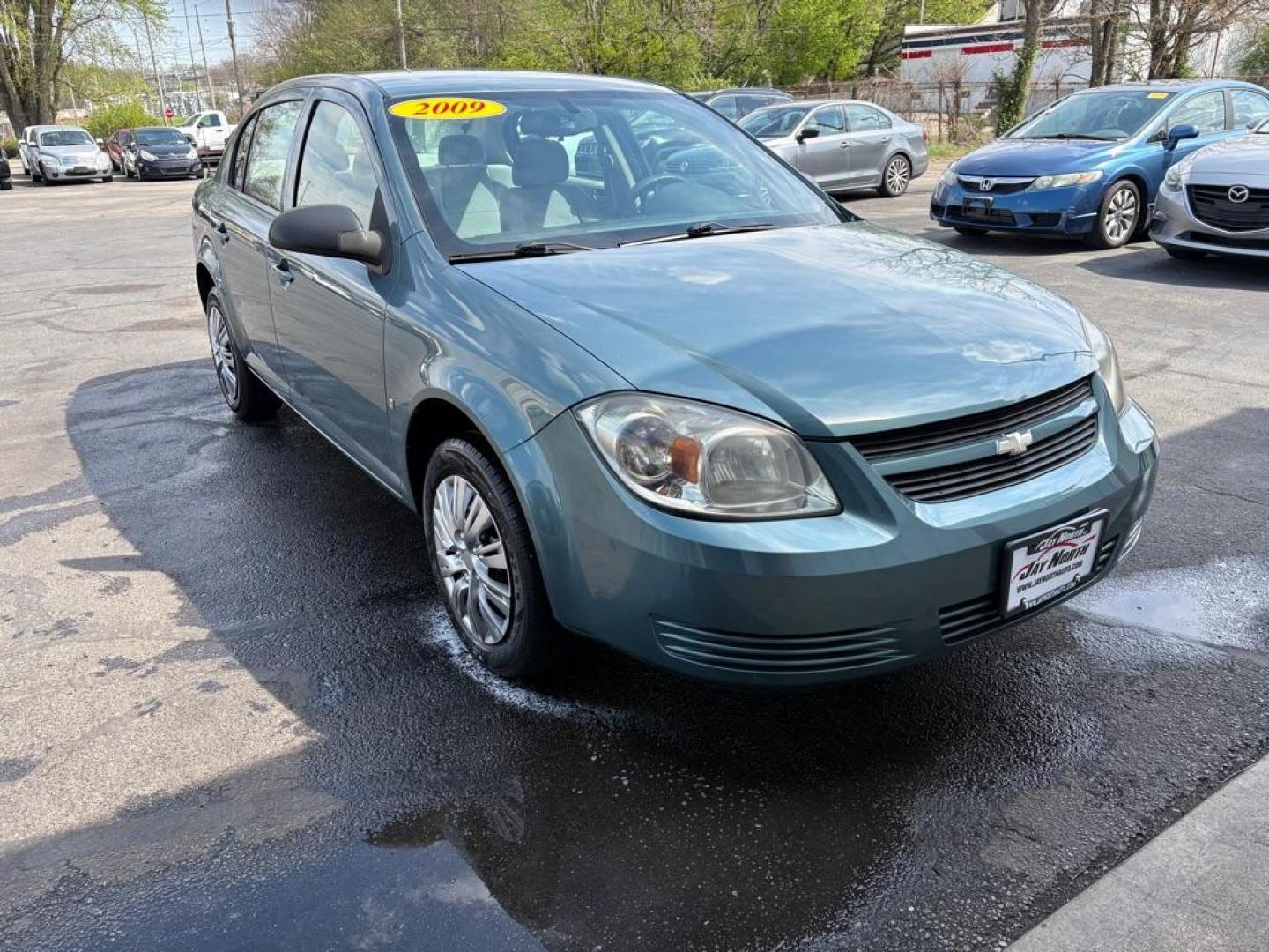 2009 GREEN CHEVROLET COBALT LS (1G1AK58H697) with an 2.2L engine, 5-Speed Manual transmission, located at 501 E. Columbia St., Springfield, OH, 45503, (800) 262-7122, 39.925262, -83.801796 - ***Price Includes Dealer Documentation Fee!***Only 78k Miles***Clean Carfax***LS***5-Speed***New Cabin Air Filter***New Wiper Blades***New Front Brake Pads and Rotors***New Serpentine Belt***New Rear Shocks and Coil Springs***New Front Control Arms and Alighment***Fresh Oil Change*** Jay North - Photo#0