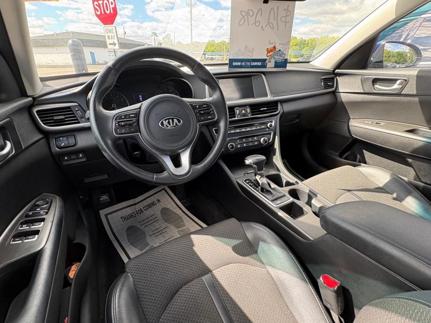 2018 BLUE KIA OPTIMA S (5XXGT4L39JG) with an 2.4L engine, Automatic transmission, located at 501 E. Columbia St., Springfield, OH, 45503, (800) 262-7122, 39.925262, -83.801796 - *** Tune Up *** New Wipers *** New Rear Brakes *** New Cabin and Air filter *** Inspection *** Oil change *** New Valve cover gasket and fuel pump gasket *** Newer Tires *** Panoramic Roof *** Premium Audio *** S sport *** Apple CarPlay *** Back Up Camera *** Blind spot w/ cross traffic alert *** Pa - Photo#9