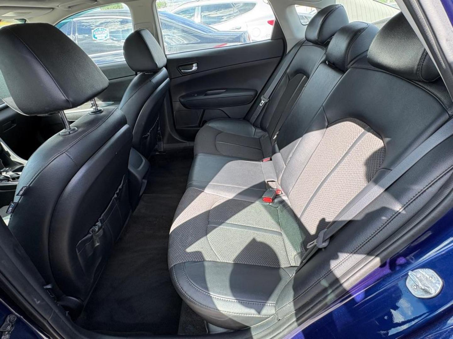 2018 BLUE KIA OPTIMA S (5XXGT4L39JG) with an 2.4L engine, Automatic transmission, located at 501 E. Columbia St., Springfield, OH, 45503, (800) 262-7122, 39.925262, -83.801796 - *** Tune Up *** New Wipers *** New Rear Brakes *** New Cabin and Air filter *** Inspection *** Oil change *** New Valve cover gasket and fuel pump gasket *** Newer Tires *** Panoramic Roof *** Premium Audio *** S sport *** Apple CarPlay *** Back Up Camera *** Blind spot w/ cross traffic alert *** Pa - Photo#11