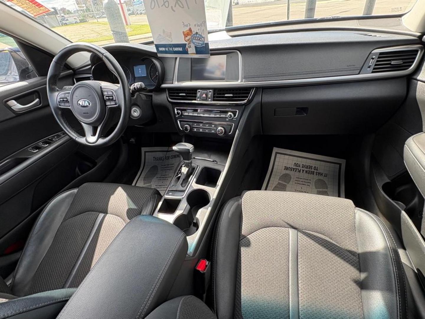 2018 BLUE KIA OPTIMA S (5XXGT4L39JG) with an 2.4L engine, Automatic transmission, located at 501 E. Columbia St., Springfield, OH, 45503, (800) 262-7122, 39.925262, -83.801796 - *** Tune Up *** New Wipers *** New Rear Brakes *** New Cabin and Air filter *** Inspection *** Oil change *** New Valve cover gasket and fuel pump gasket *** Newer Tires *** Panoramic Roof *** Premium Audio *** S sport *** Apple CarPlay *** Back Up Camera *** Blind spot w/ cross traffic alert *** Pa - Photo#17