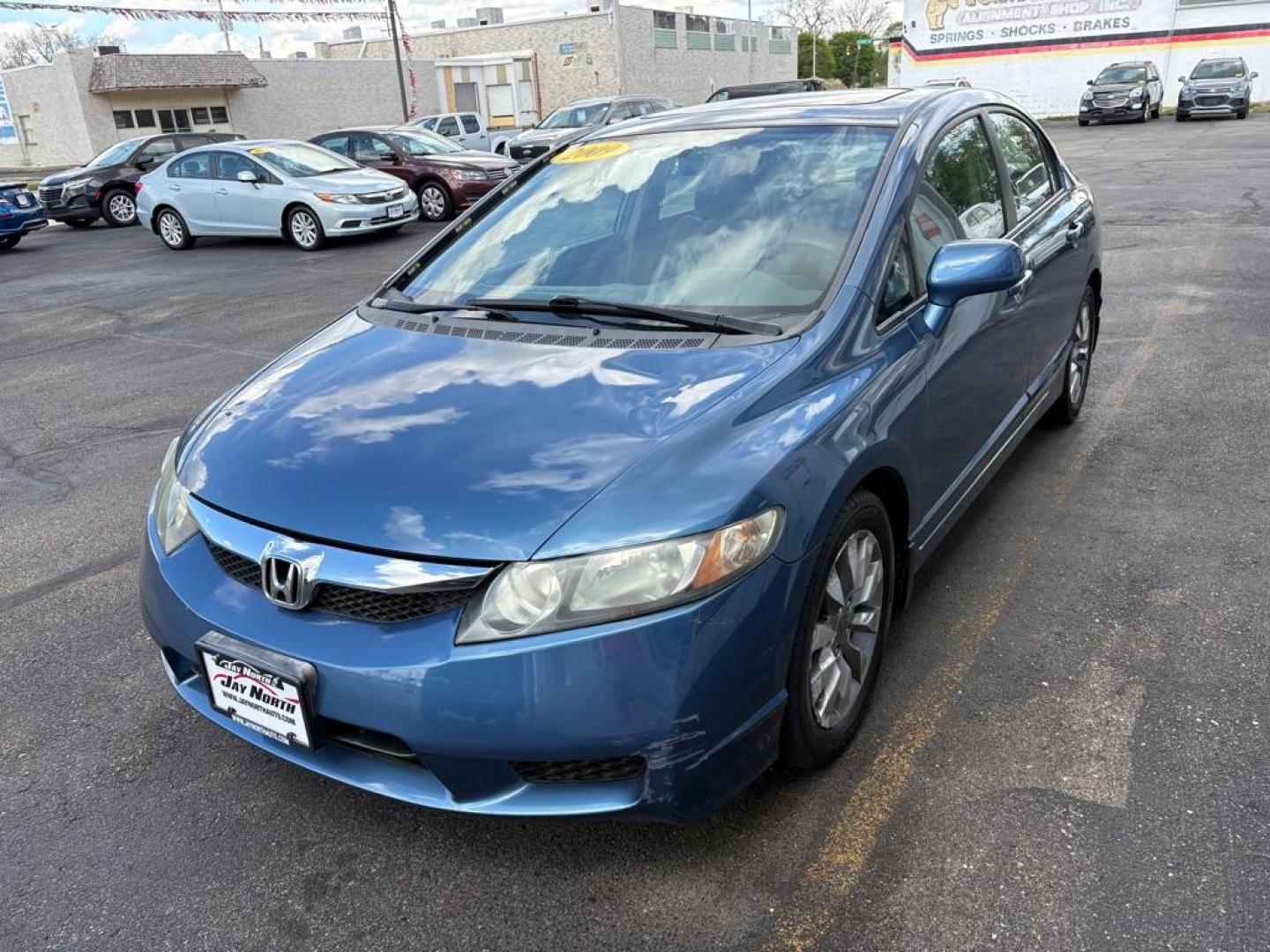 2009 BLUE HONDA CIVIC EX (19XFA16819E) with an 1.8L engine, Automatic transmission, located at 501 E. Columbia St., Springfield, OH, 45503, (800) 262-7122, 39.925262, -83.801796 - ***Price Includes Documentation Fee!***1-Owner***EX***New Tires***All New Brake Pads and Rotors***New Air Filter and Cabin Air Filter***New Front Struts***New Serpentine Belt***New Spark Plugs***Fresh Oil Change*** Jay North Auto has offered hand picked vehicles since 1965! Our customer's enjoy - Photo#5