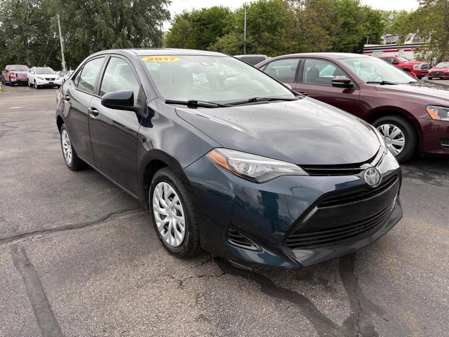 2017 BLUE TOYOTA COROLLA LE (2T1BURHE4HC) with an 1.8L engine, Continuously Variable transmission, located at 501 E. Columbia St., Springfield, OH, 45503, (800) 262-7122, 39.925262, -83.801796 - ***Clean Carfax***LE***New Spark Plugs***New Wipers***NEW TIRES***New Front Brakes***New Air Filter and Cabin Air Filter***Fresh Oil Change*** Jay North Auto has offered hand picked vehicles since 1965! Our customer's enjoy a NO pressure buying experience with a small town feel. We are a pref - Photo#0