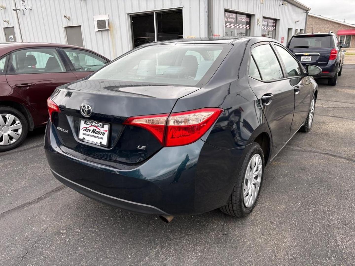 2017 BLUE TOYOTA COROLLA LE (2T1BURHE4HC) with an 1.8L engine, Continuously Variable transmission, located at 501 E. Columbia St., Springfield, OH, 45503, (800) 262-7122, 39.925262, -83.801796 - ***Clean Carfax***LE***New Spark Plugs***New Wipers***NEW TIRES***New Front Brakes***New Air Filter and Cabin Air Filter***Fresh Oil Change*** Jay North Auto has offered hand picked vehicles since 1965! Our customer's enjoy a NO pressure buying experience with a small town feel. We are a pref - Photo#2