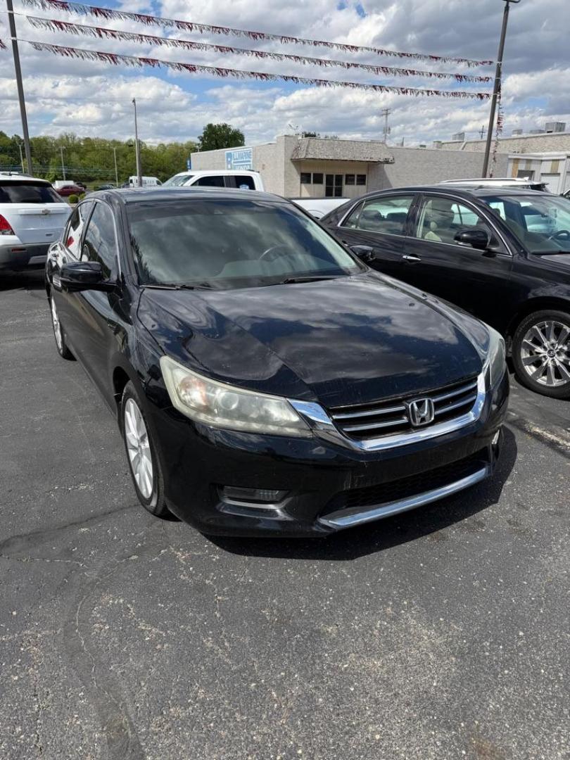 2015 BLACK HONDA ACCORD EXL (1HGCR3F80FA) with an 3.5L engine, Automatic transmission, located at 501 E. Columbia St., Springfield, OH, 45503, (800) 262-7122, 39.925262, -83.801796 - Photo#0