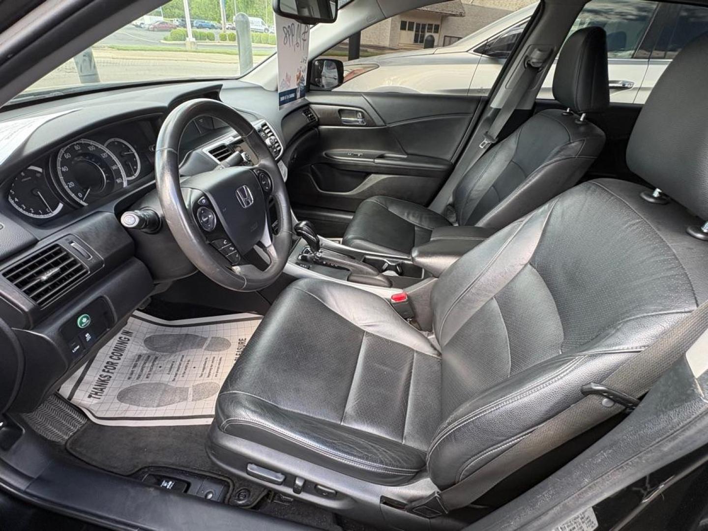 2015 BLACK HONDA ACCORD EXL (1HGCR3F80FA) with an 3.5L engine, Automatic transmission, located at 501 E. Columbia St., Springfield, OH, 45503, (800) 262-7122, 39.925262, -83.801796 - *** New Tires *** New Brakes *** Oil Change *** Moonroof *** V6 *** EXL *** Inspection *** Tune Up *** New Cabin and Air Filter *** Leather Heated Seats *** Back Up Camera *** Premium Audio *** Jay North Auto has offered hand picked vehicles since 1965! Our customer's enjoy a NO pressure buying- Photo#7