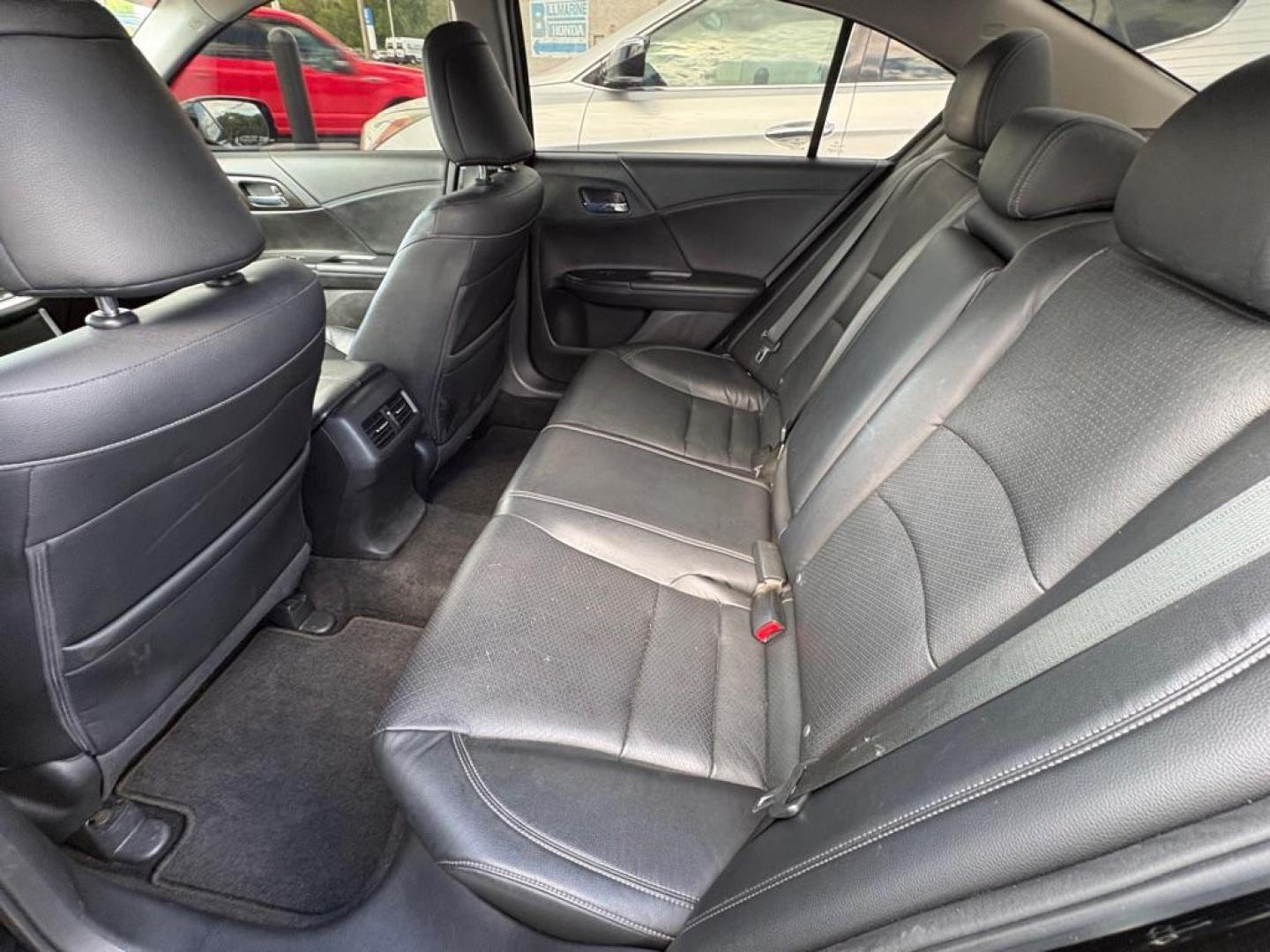 2015 BLACK HONDA ACCORD EXL (1HGCR3F80FA) with an 3.5L engine, Automatic transmission, located at 501 E. Columbia St., Springfield, OH, 45503, (800) 262-7122, 39.925262, -83.801796 - *** New Tires *** New Brakes *** Oil Change *** Moonroof *** V6 *** EXL *** Inspection *** Tune Up *** New Cabin and Air Filter *** Leather Heated Seats *** Back Up Camera *** Premium Audio *** Jay North Auto has offered hand picked vehicles since 1965! Our customer's enjoy a NO pressure buying- Photo#12