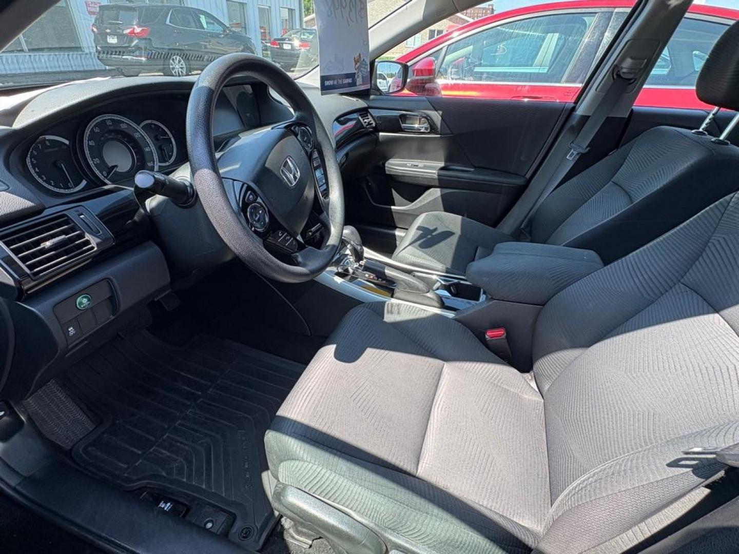 2016 BLACK HONDA ACCORD LX (1HGCR2F38GA) with an 2.4L engine, Continuously Variable transmission, located at 501 E. Columbia St., Springfield, OH, 45503, (800) 262-7122, 39.925262, -83.801796 - *** Tune Up *** New Cabin and Air Filter *** 2 Owner Clean CarFax *** Back Up Camera *** Nice *** Jay North Auto has offered hand picked vehicles since 1965! Our customer's enjoy a NO pressure buying experience with a small town feel. We are a preferred dealer for many local credit unions and - Photo#7