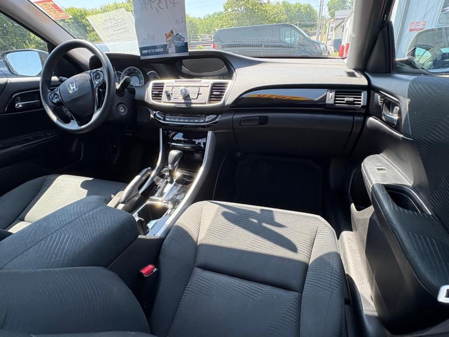 2016 BLACK HONDA ACCORD LX (1HGCR2F38GA) with an 2.4L engine, Continuously Variable transmission, located at 501 E. Columbia St., Springfield, OH, 45503, (800) 262-7122, 39.925262, -83.801796 - *** Tune Up *** New Cabin and Air Filter *** 2 Owner Clean CarFax *** Back Up Camera *** Nice *** Jay North Auto has offered hand picked vehicles since 1965! Our customer's enjoy a NO pressure buying experience with a small town feel. We are a preferred dealer for many local credit unions and - Photo#16