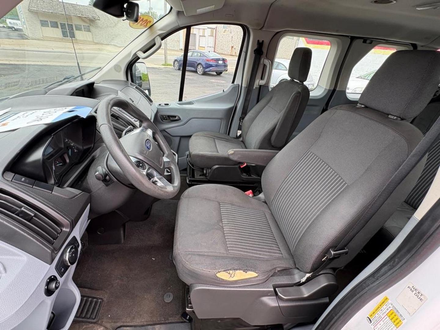 2019 WHITE FORD TRANSIT T-350 XLT (1FBZX2ZM7KK) with an 3.7L engine, Automatic transmission, located at 501 E. Columbia St., Springfield, OH, 45503, (800) 262-7122, 39.925262, -83.801796 - *** Clean CarFax w/ 25 Service Records *** Oil Change *** Inspection *** New Cabin and Air filter *** New Battery *** New Brakes *** 15 Passenger *** OPTIONAL EQUIPMENT/OTHER PREFERRED EQUIPMENT PKG.302A 3.73 RATIO REGULAR AXLE X73 9000# GVWR PACKAGE CHARCOAL CLOTH 2WAY SD ARBAGS 50 STATE E - Photo#9