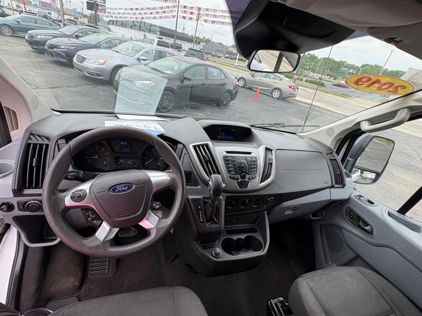 2019 WHITE FORD TRANSIT T-350 XLT (1FBZX2ZM7KK) with an 3.7L engine, Automatic transmission, located at 501 E. Columbia St., Springfield, OH, 45503, (800) 262-7122, 39.925262, -83.801796 - *** Clean CarFax w/ 25 Service Records *** Oil Change *** Inspection *** New Cabin and Air filter *** New Battery *** New Brakes *** 15 Passenger *** OPTIONAL EQUIPMENT/OTHER PREFERRED EQUIPMENT PKG.302A 3.73 RATIO REGULAR AXLE X73 9000# GVWR PACKAGE CHARCOAL CLOTH 2WAY SD ARBAGS 50 STATE E - Photo#10