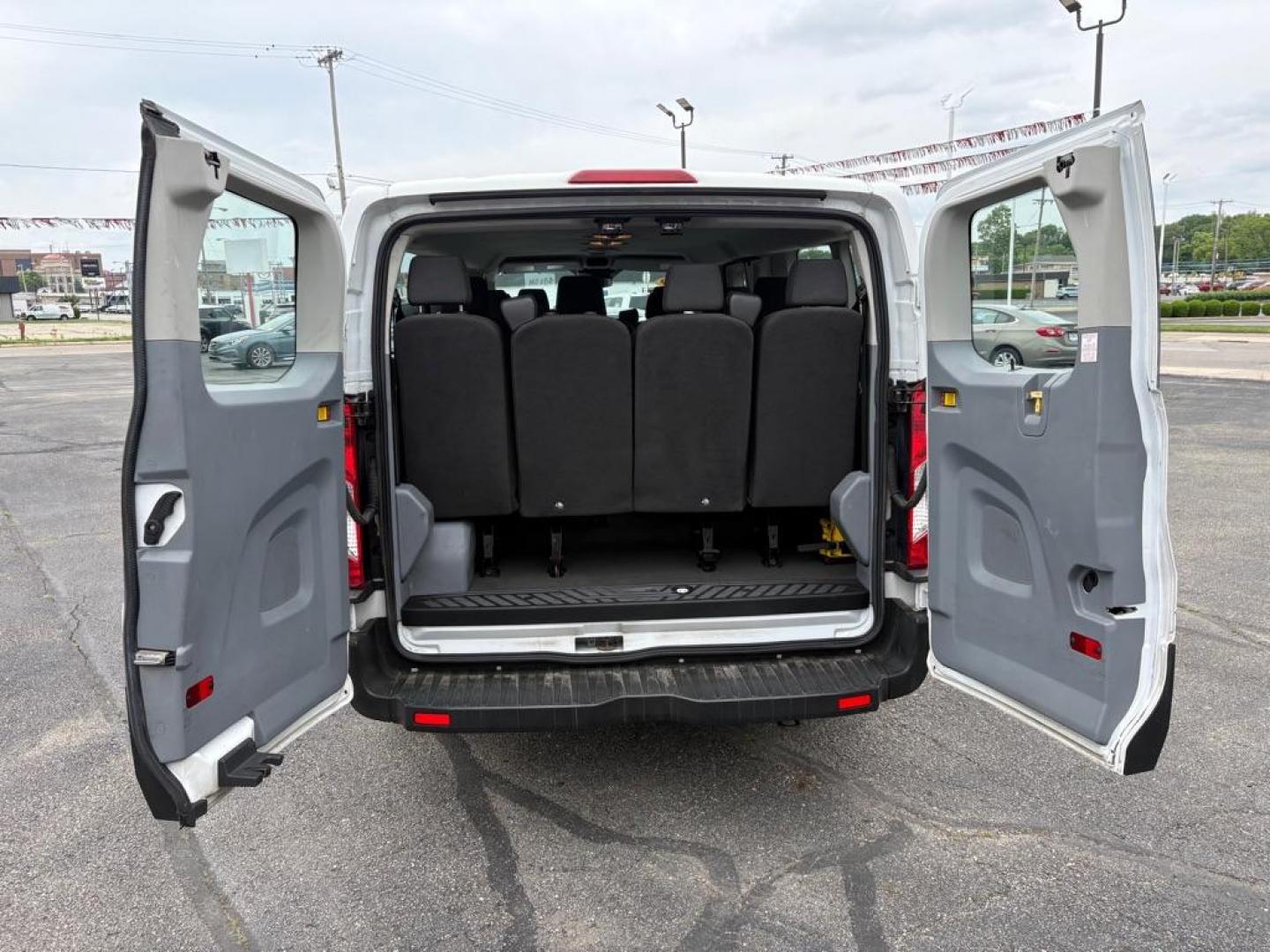 2019 WHITE FORD TRANSIT T-350 XLT (1FBZX2ZM7KK) with an 3.7L engine, Automatic transmission, located at 501 E. Columbia St., Springfield, OH, 45503, (800) 262-7122, 39.925262, -83.801796 - *** Clean CarFax w/ 25 Service Records *** Oil Change *** Inspection *** New Cabin and Air filter *** New Battery *** New Brakes *** 15 Passenger *** OPTIONAL EQUIPMENT/OTHER PREFERRED EQUIPMENT PKG.302A 3.73 RATIO REGULAR AXLE X73 9000# GVWR PACKAGE CHARCOAL CLOTH 2WAY SD ARBAGS 50 STATE E - Photo#13