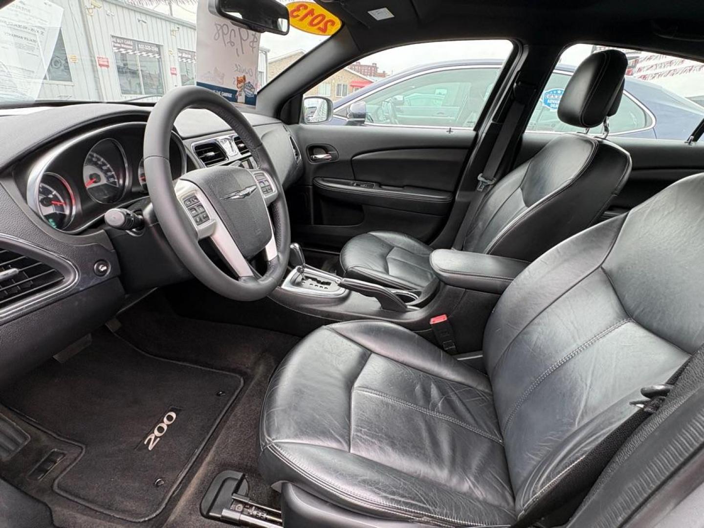 2013 SILVER CHRYSLER 200 LIMITED (1C3CCBCG3DN) with an 3.6L engine, Automatic transmission, located at 501 E. Columbia St., Springfield, OH, 45503, (800) 262-7122, 39.925262, -83.801796 - *** New Tires *** Limited V6 *** 1 Owner w/ Clean CarFax *** Premium Audio *** Leather *** Moonroof *** New Battery *** New Cabin and Air filter *** Inspection *** NICE *** Jay North Auto has offered hand picked vehicles since 1965! Our customer's enjoy a NO pressure buying experience with a s - Photo#7
