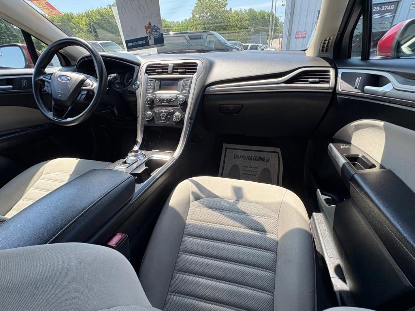 2017 RED FORD FUSION S (3FA6P0G73HR) with an 2.5L engine, Automatic transmission, located at 501 E. Columbia St., Springfield, OH, 45503, (800) 262-7122, 39.925262, -83.801796 - *** Low miles *** Tune Up *** New Front Brakes *** Oil Change *** New Battery *** New Cabin and Air filter*** Jay North Auto has offered hand picked vehicles since 1965! Our customer's enjoy a NO pressure buying experience with a small town feel. We are a preferred dealer for many local credit - Photo#16