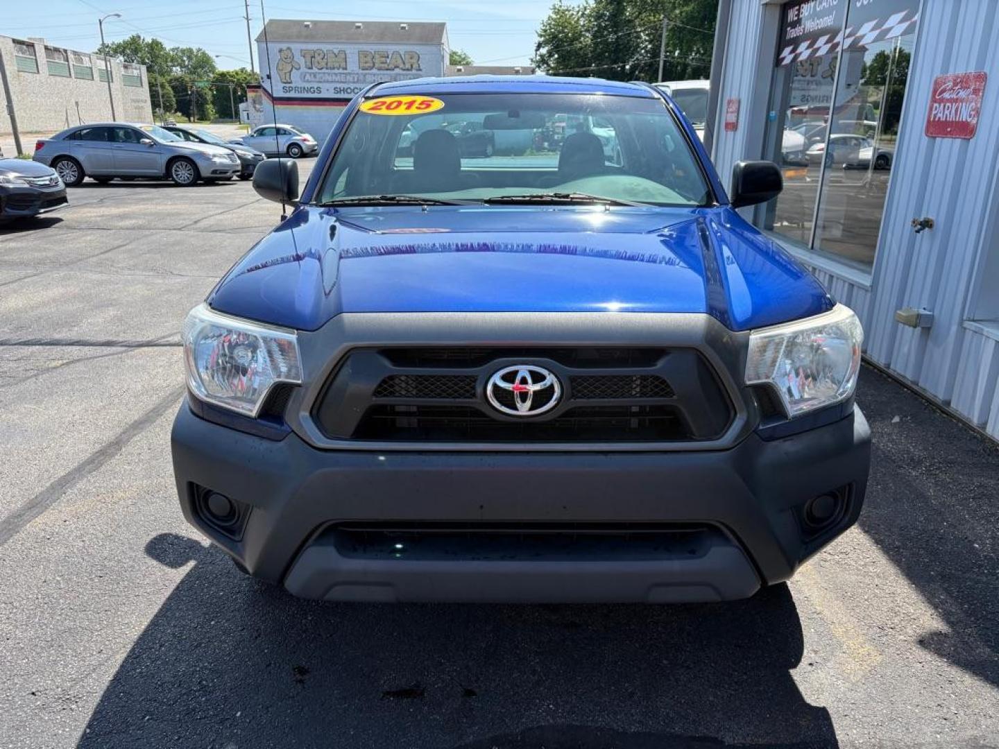 2015 BLUE TOYOTA TACOMA ACCESS CAB (5TFTX4CNXFX) with an 2.7L engine, Automatic transmission, located at 501 E. Columbia St., Springfield, OH, 45503, (800) 262-7122, 39.925262, -83.801796 - ***Clean Carfax***Access Cab***SUPER CLEAN***Like New Tires and Brakes***New Air Filter and Cabin Filter***Fresh Oil Change*** Jay North Auto has offered hand picked vehicles since 1965! Our customer's enjoy a NO pressure buying experience with a small town feel. We are a preferred dealer for- Photo#6