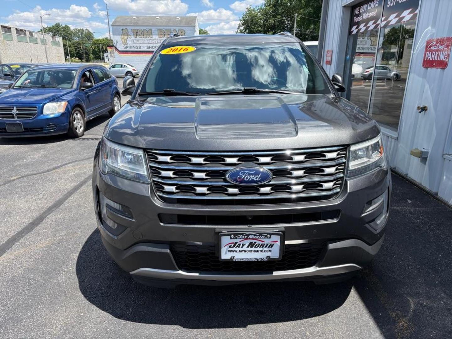 2016 GRAY FORD EXPLORER LIMITED (1FM5K8F85GG) with an 3.5L engine, Automatic transmission, located at 501 E. Columbia St., Springfield, OH, 45503, (800) 262-7122, 39.925262, -83.801796 - ***Clean Carfax***Limited***4WD***Heated and Cooled Leather Seating***Navigation***Remote Start***Power Liftgate***All New Brake Pads and Rotors***New Air Filter and Cabin Air Filter***New Wiper Blades***All New Tire Sensors***Fresh Oil Change*** Jay North Auto has offered hand picked vehicles - Photo#6