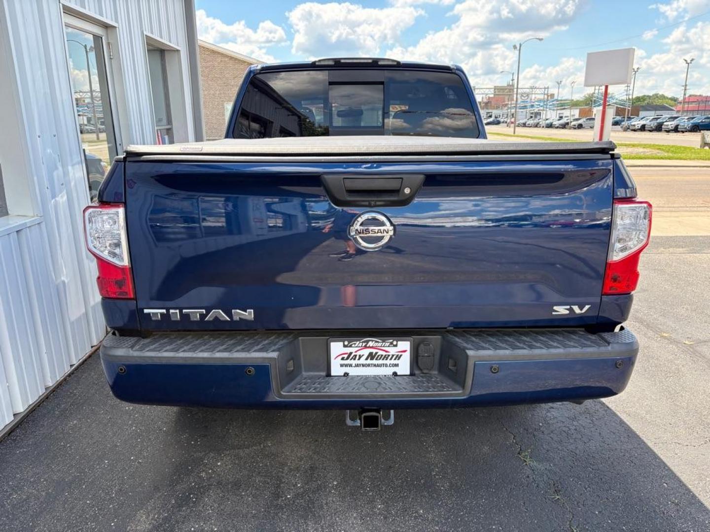 2018 BLUE NISSAN TITAN SV CREW CAB (1N6AA1E63JN) with an 5.6L engine, Automatic transmission, located at 501 E. Columbia St., Springfield, OH, 45503, (800) 262-7122, 39.925262, -83.801796 - *** New Tires *** New Brakes *** New Wipers *** New Cabin and Air filter *** New Outer Tie rods *** Inspection *** Oil Change *** 5.6L V8 *** Crew Cab *** 25 Service Records on CarFax *** SV *** Power Rear Sliding Window *** Blind Spot *** Parking Sensors *** Power Seat *** $43k New *** Jay Nort- Photo#3