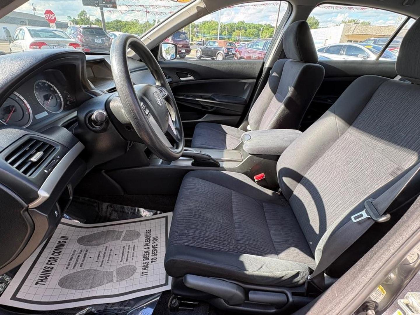 2012 GRAY HONDA ACCORD LX (1HGCP2F36CA) with an 2.4L engine, Automatic transmission, located at 501 E. Columbia St., Springfield, OH, 45503, (800) 262-7122, 39.925262, -83.801796 - ***Clean Carfax***2 Owner***LX***Like New Tires***New Air Filter and Cabin Air Filter***New Spark Plugs***New Wipers***New Power Steering Pump***Fresh Oil Change*** Jay North Auto has offered hand picked vehicles since 1965! Our customer's enjoy a NO pressure buying experience with a small tow- Photo#8