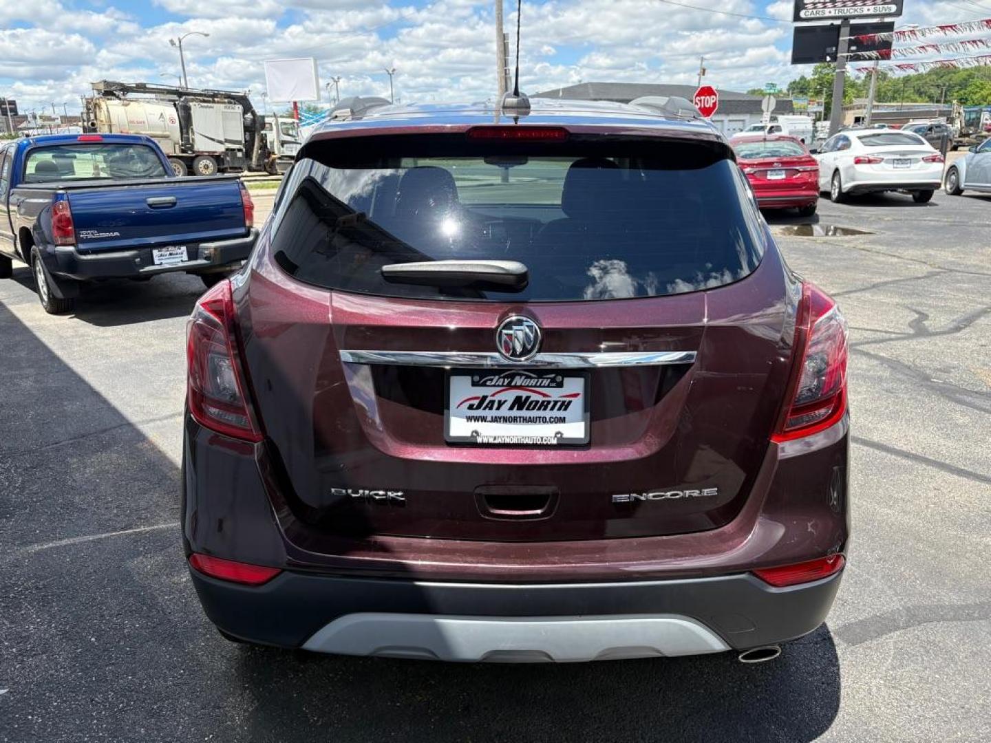 2017 RED BUICK ENCORE PREFERRED (KL4CJASB2HB) with an 1.4L engine, Automatic transmission, located at 501 E. Columbia St., Springfield, OH, 45503, (800) 262-7122, 39.925262, -83.801796 - ***PREFERRED***New Air Filter and Cabin Air Filter***New Wiper Blades***New Spark Plugs***New Front Brake Pads and Rotors***New Turbo an Lines***New O2 Sensors***New Tires and TPMS Sensors***Fresh Oil Change*** Jay North Auto has offered hand picked vehicles since 1965! Our customer's enjoy a N - Photo#2
