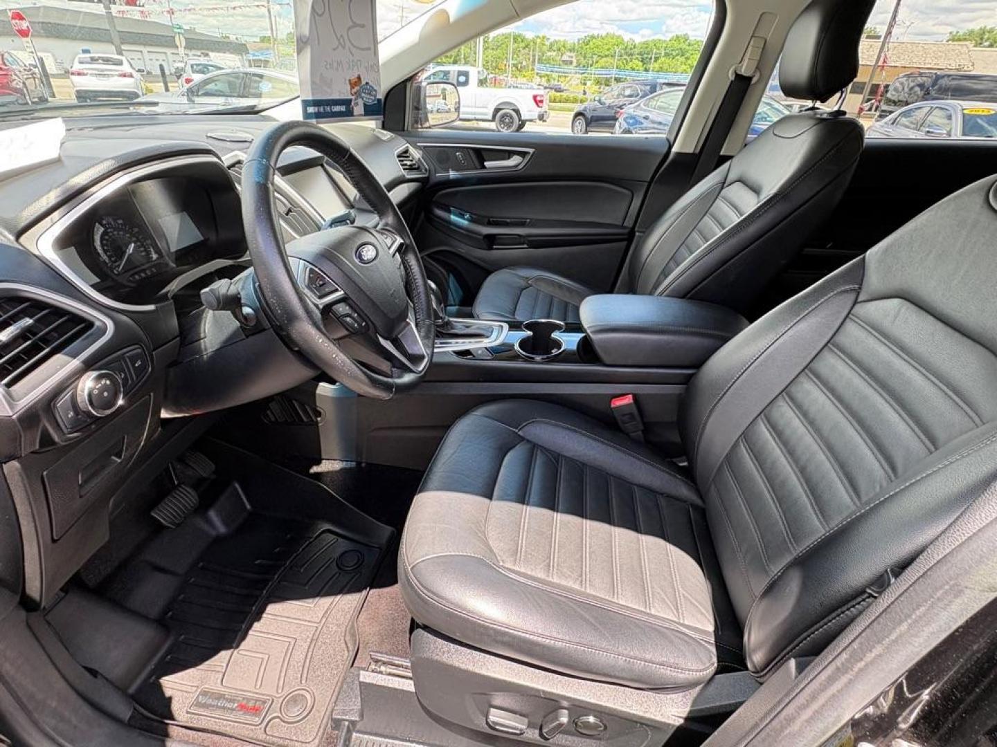 2015 BLACK FORD EDGE SEL (2FMTK4J86FB) with an 3.5L engine, Automatic transmission, located at 501 E. Columbia St., Springfield, OH, 45503, (800) 262-7122, 39.925262, -83.801796 - ***Only 79K Miles***SEL***AWD***Navigation***Blind Spot***Remote Start***Heated Leather Seating***Hands Free Lift Gate***New Tires***All New Brake Pads and Rotors***Fresh Oil Change***NICE*** Jay North Auto has offered hand picked vehicles since 1965! Our customer's enjoy a NO pressure buying e - Photo#8