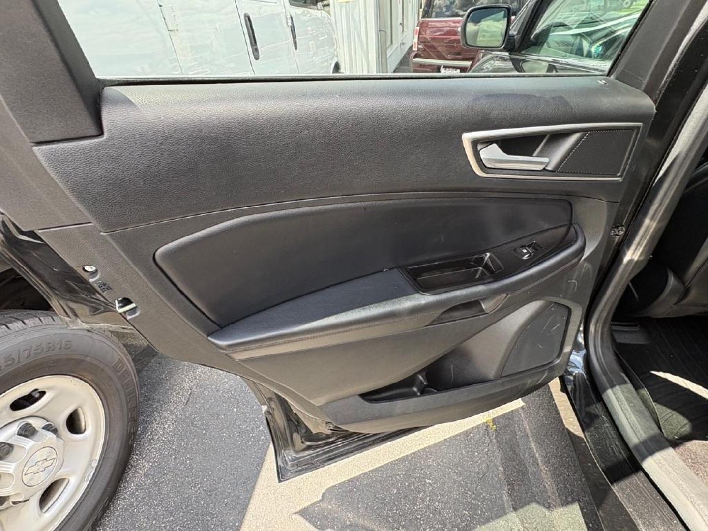 2015 BLACK FORD EDGE SEL (2FMTK4J86FB) with an 3.5L engine, Automatic transmission, located at 501 E. Columbia St., Springfield, OH, 45503, (800) 262-7122, 39.925262, -83.801796 - ***Only 79K Miles***SEL***AWD***Navigation***Blind Spot***Remote Start***Heated Leather Seating***Hands Free Lift Gate***New Tires***All New Brake Pads and Rotors***Fresh Oil Change***NICE*** Jay North Auto has offered hand picked vehicles since 1965! Our customer's enjoy a NO pressure buying e - Photo#10